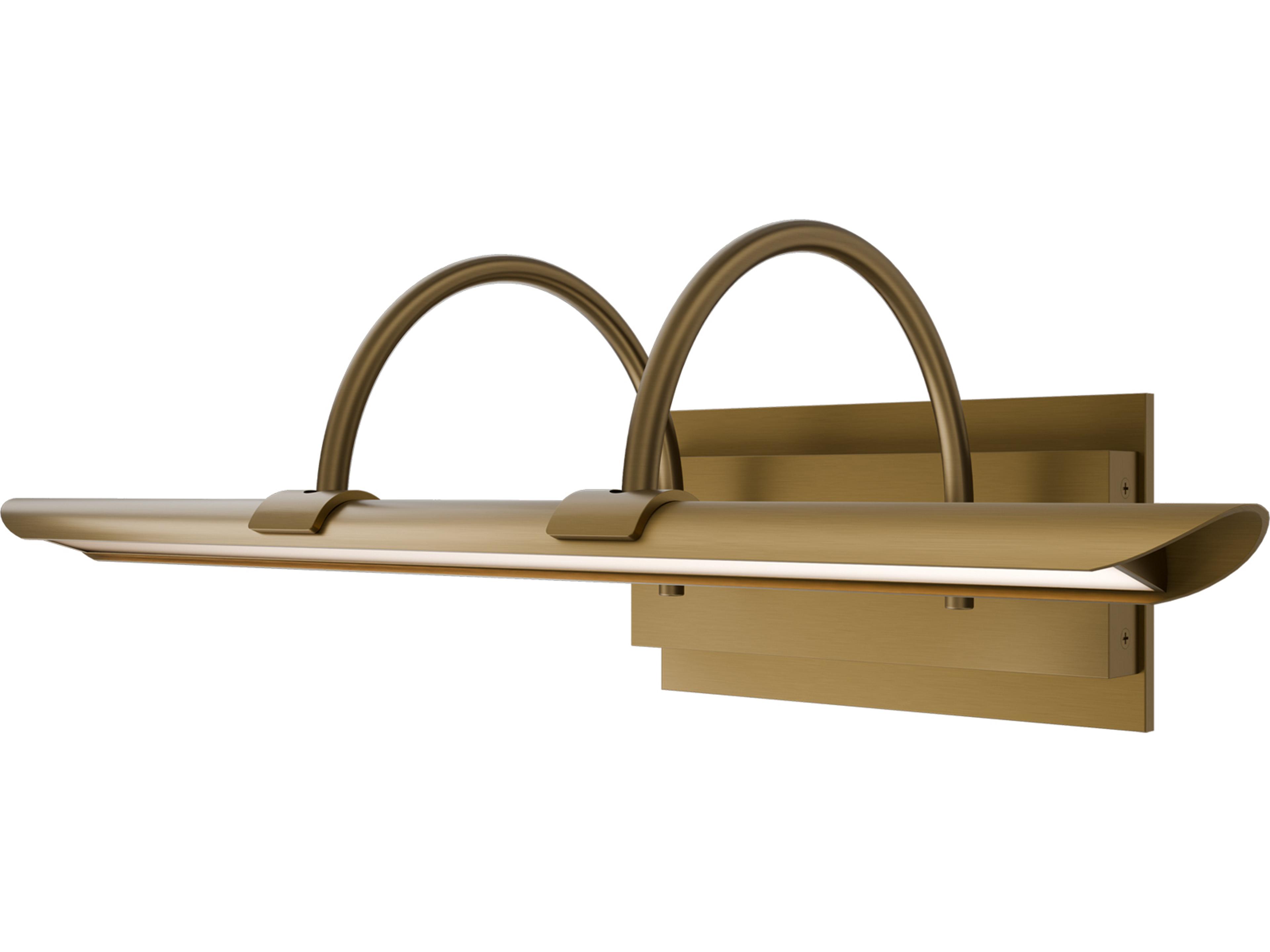 Ansel 1-Light Aged Brass Picture Light