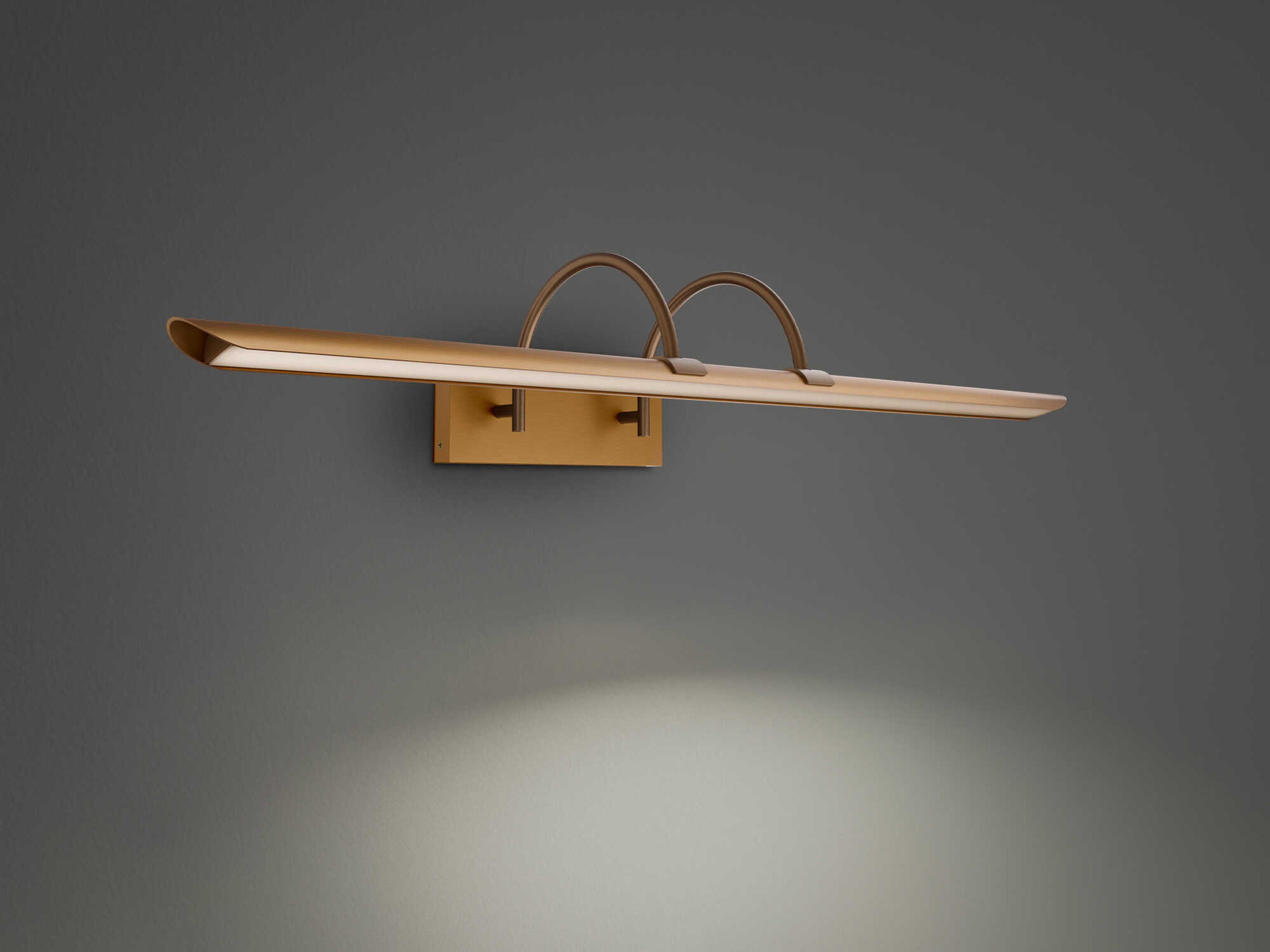 Modern Forms Ansel 1-Light Aged Brass Picture Light