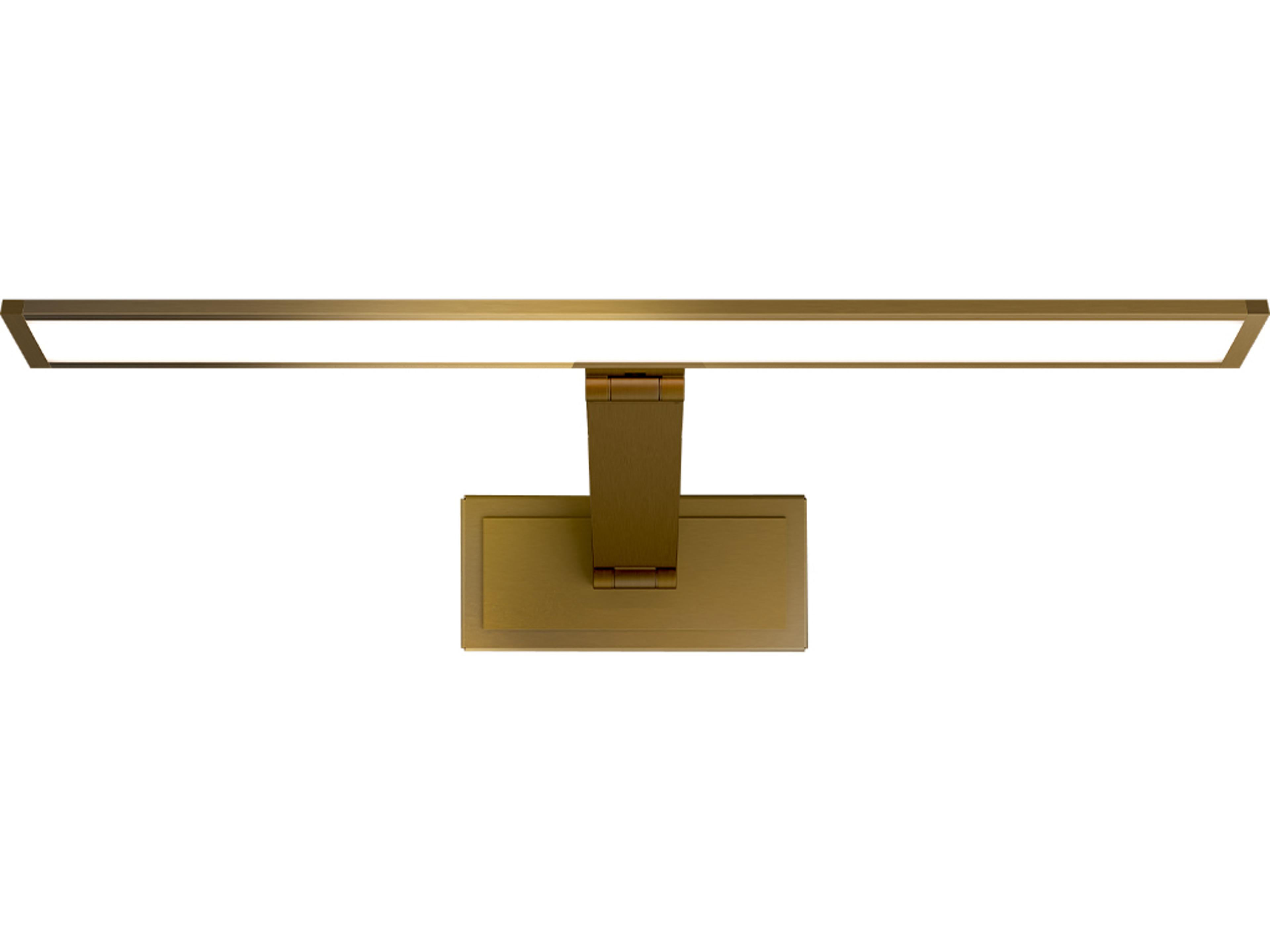 Modern Forms Diver 1-Light Aged Brass Picture Light