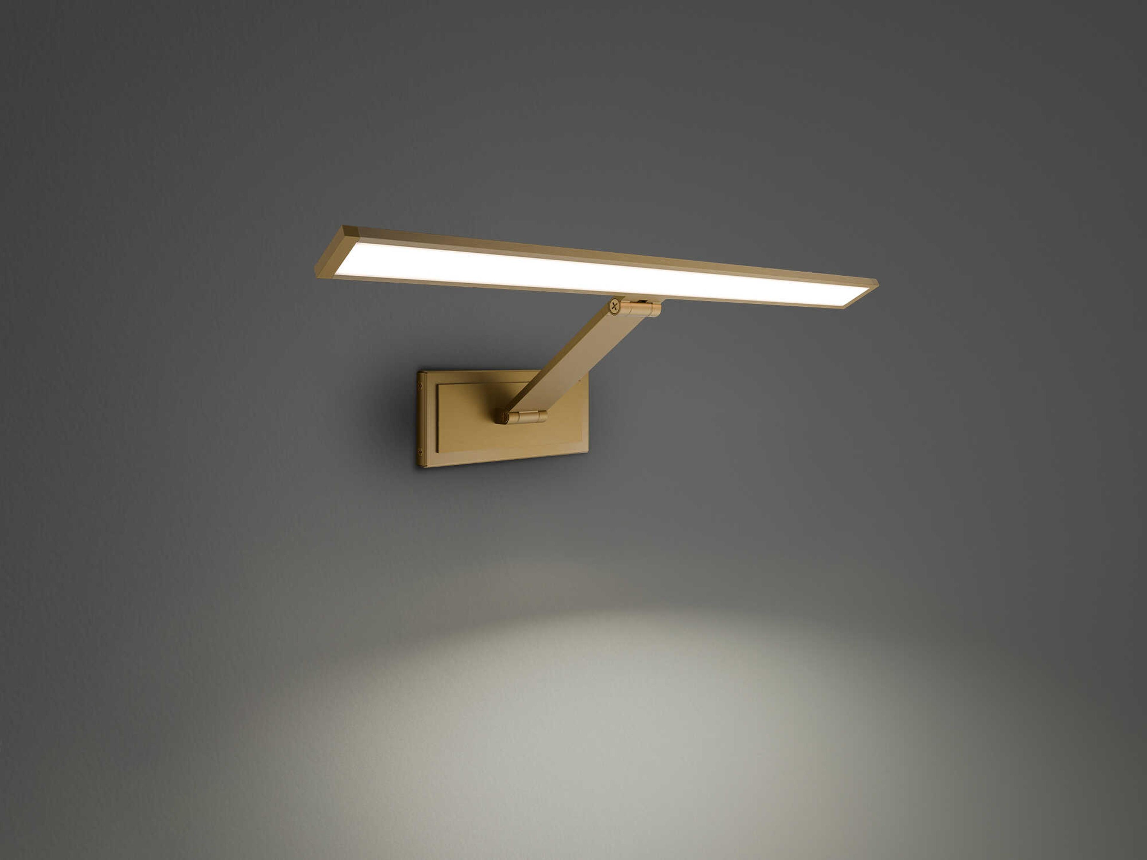 Modern Forms Diver 1-Light Aged Brass Picture Light