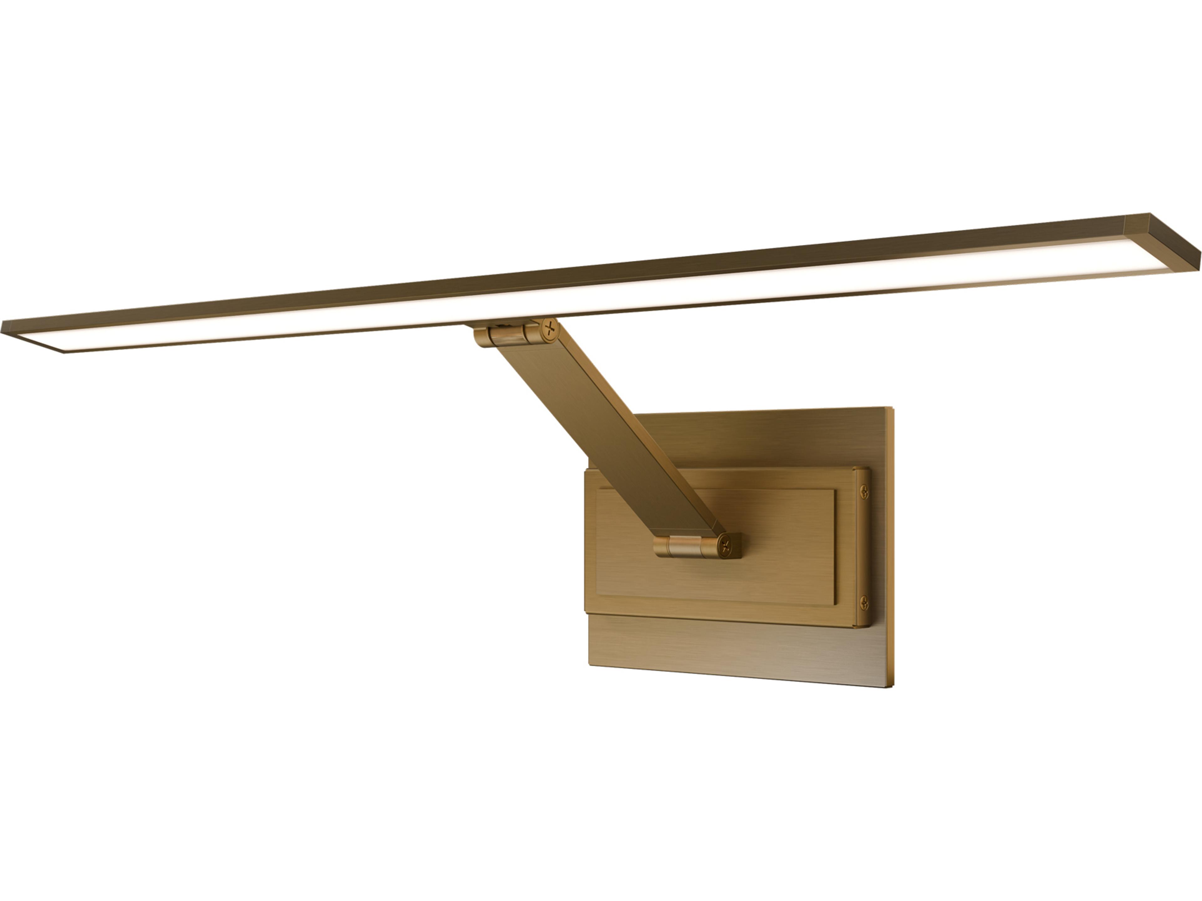 Diver 1-Light Aged Brass Picture Light