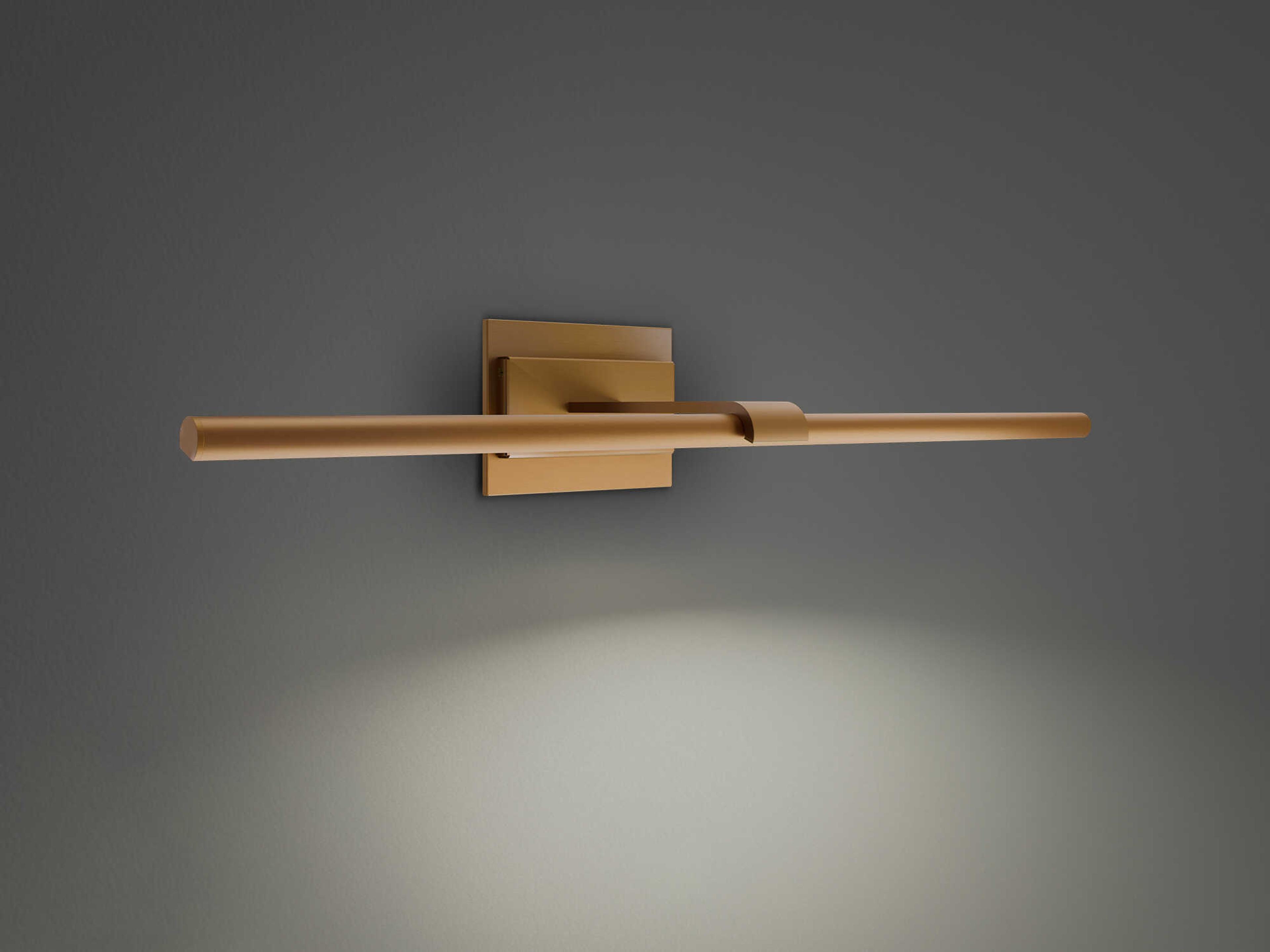 Modern Forms Inlet 1-Light Aged Brass Picture Light