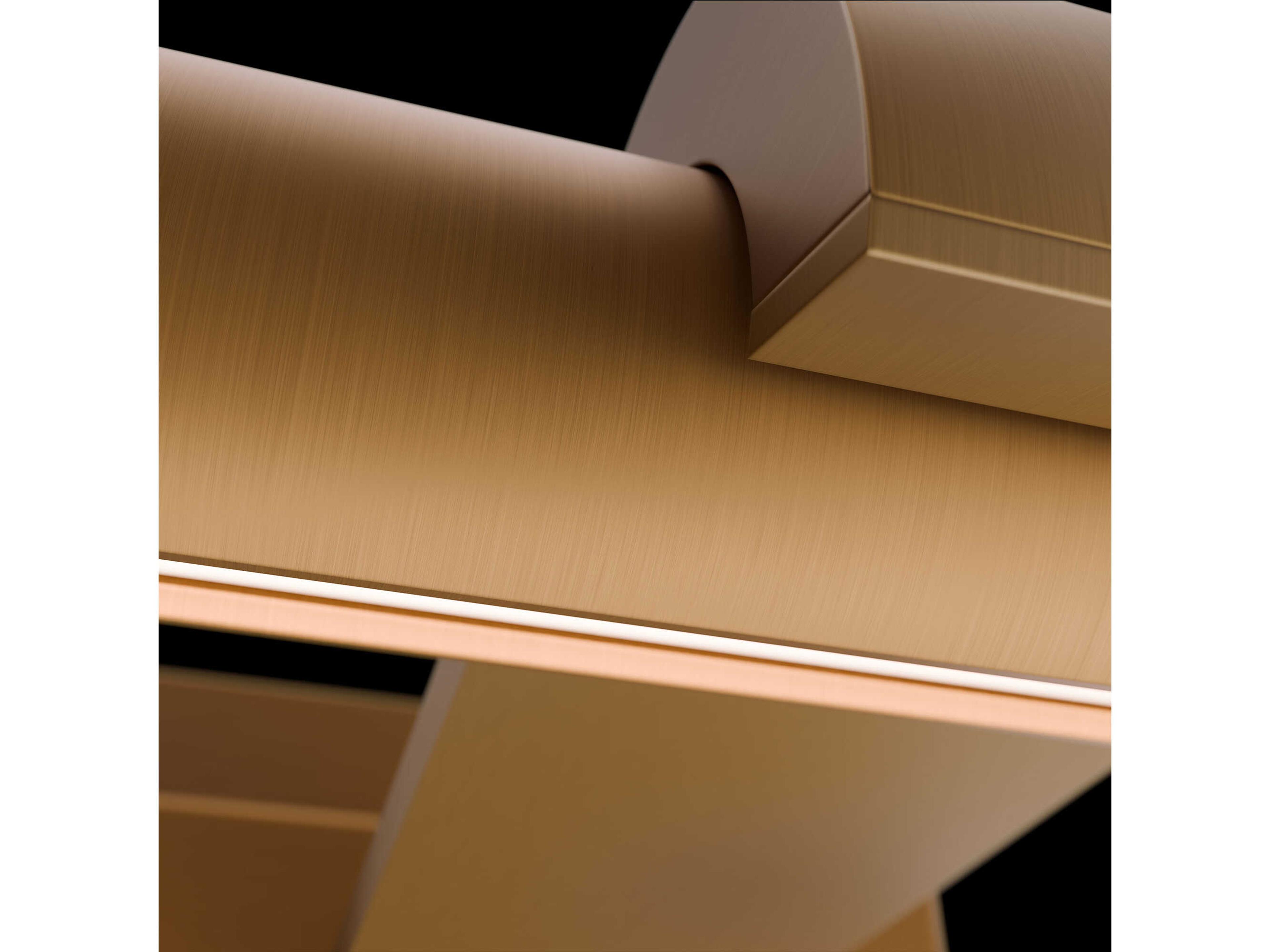 Modern Forms Inlet 1-Light Aged Brass Picture Light