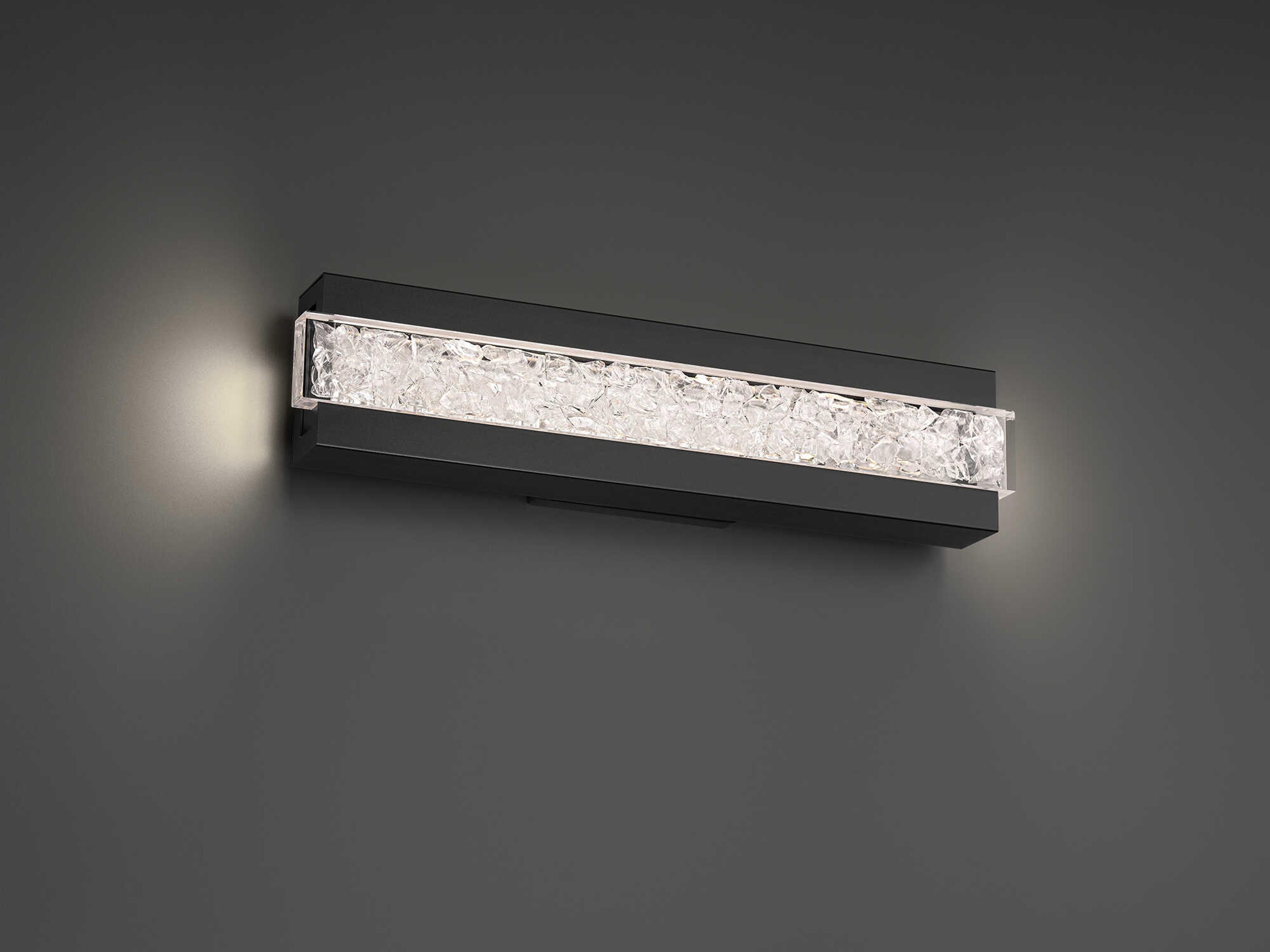 Modern Forms Posh 1-Light Black Vanity Light