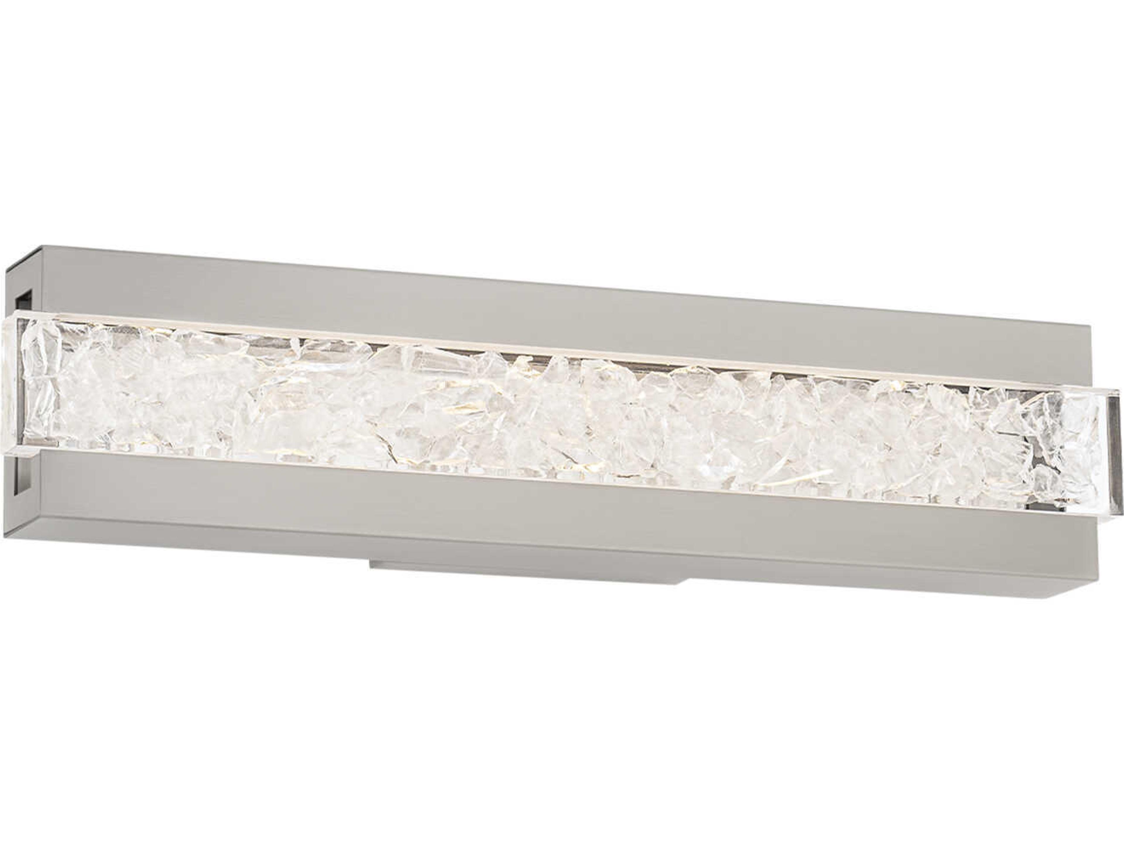 Posh 1-Light Brushed Nickel Vanity Light