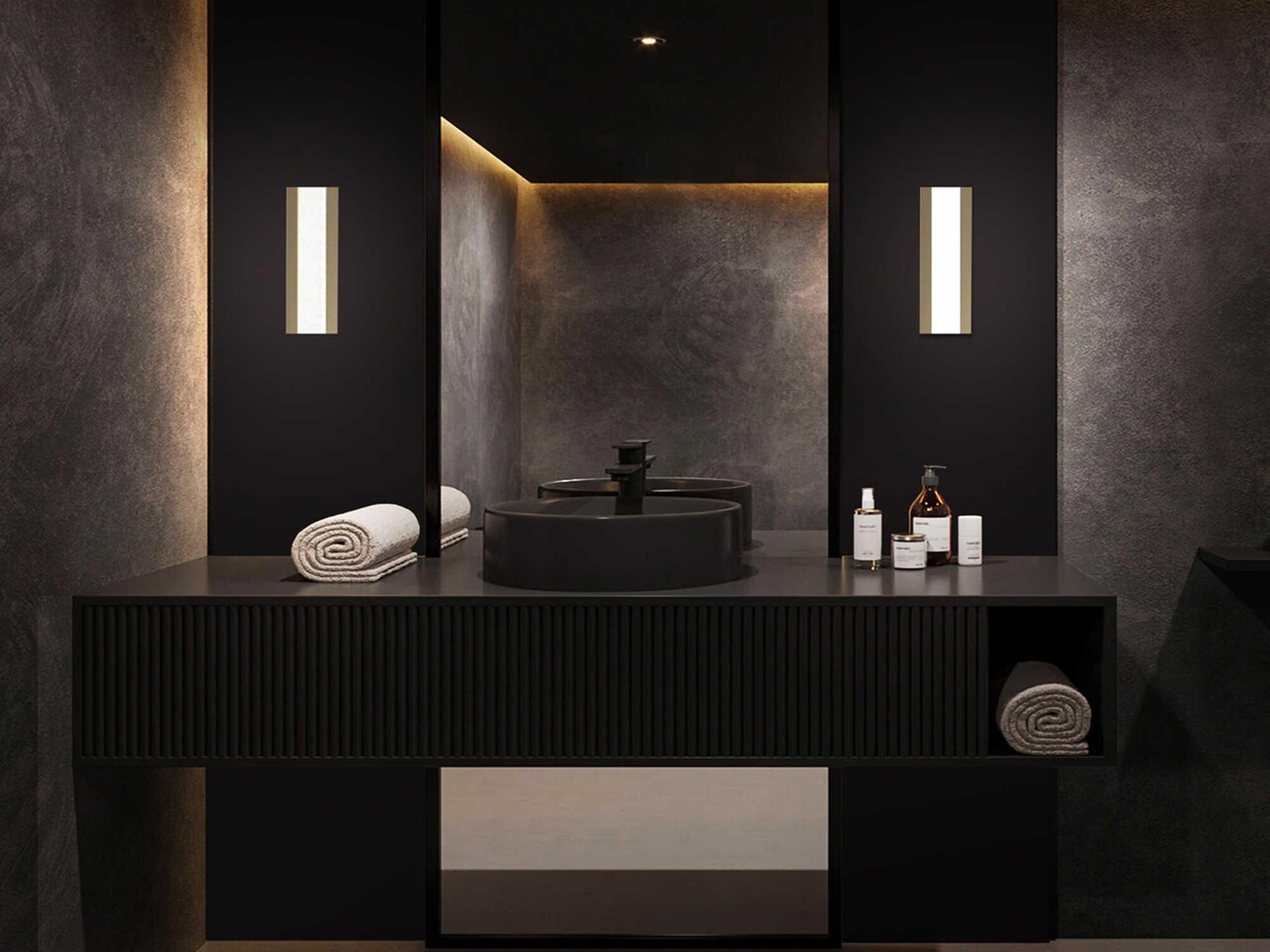 Modern Forms Posh 1-Light Brushed Nickel Vanity Light