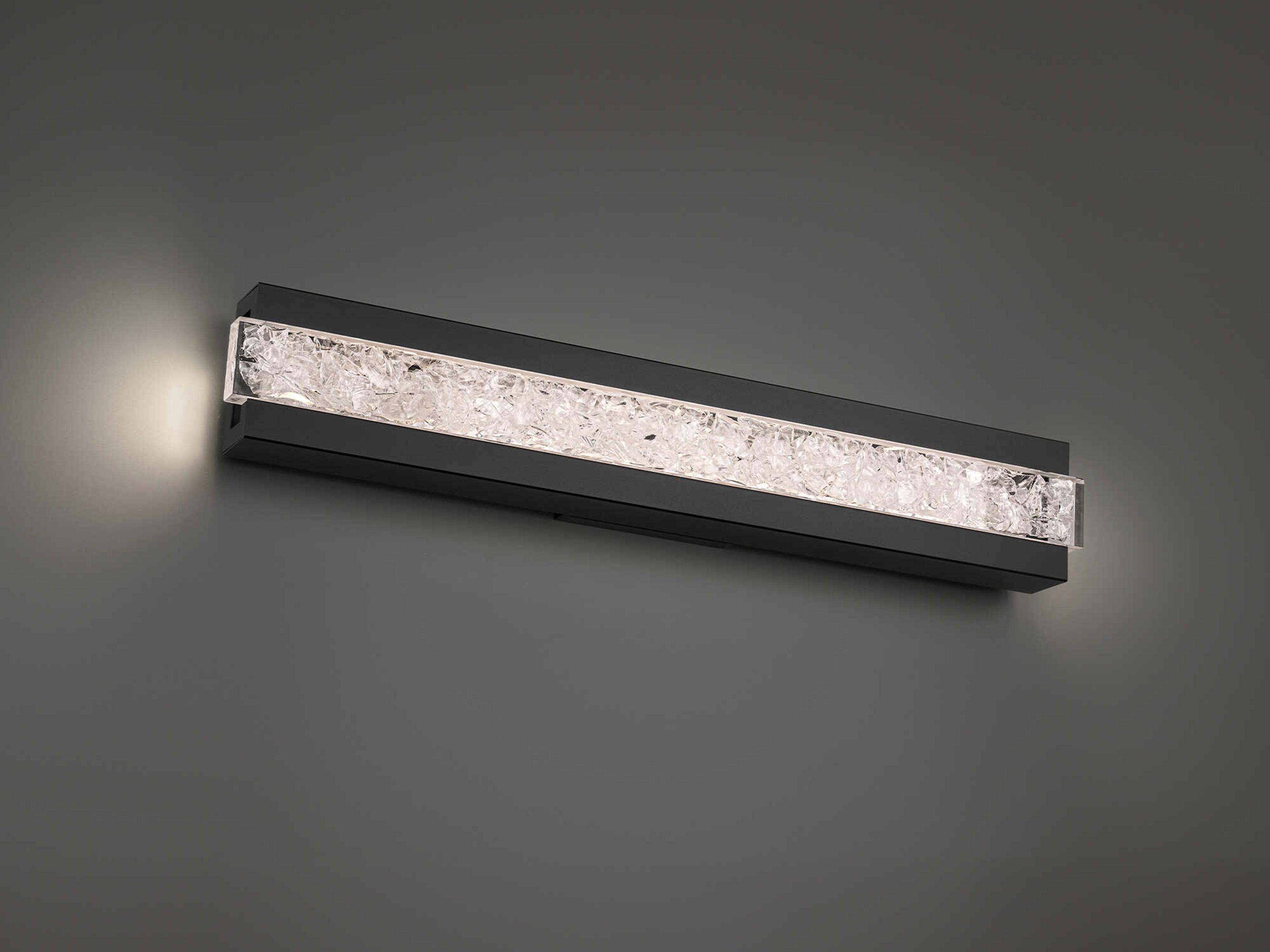 Modern Forms Posh 1-Light Black Vanity Light