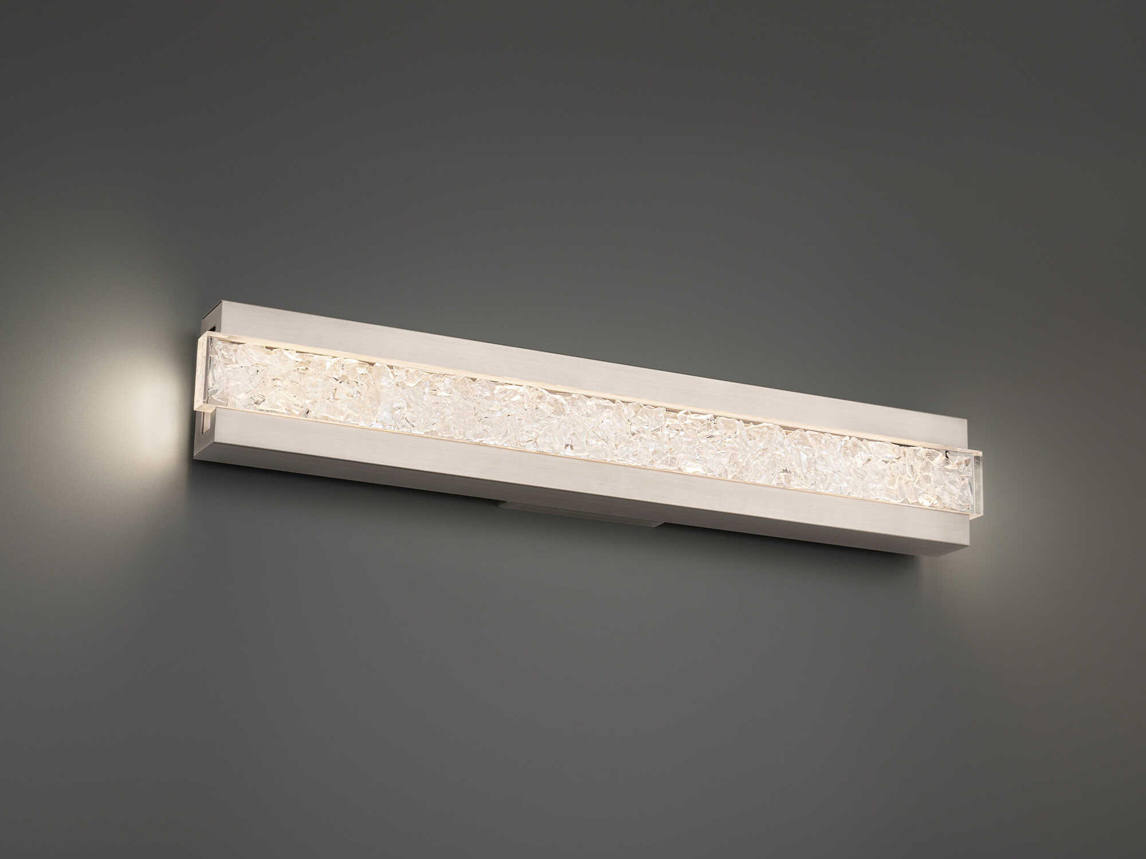 Modern Forms Posh 1-Light Brushed Nickel Vanity Light