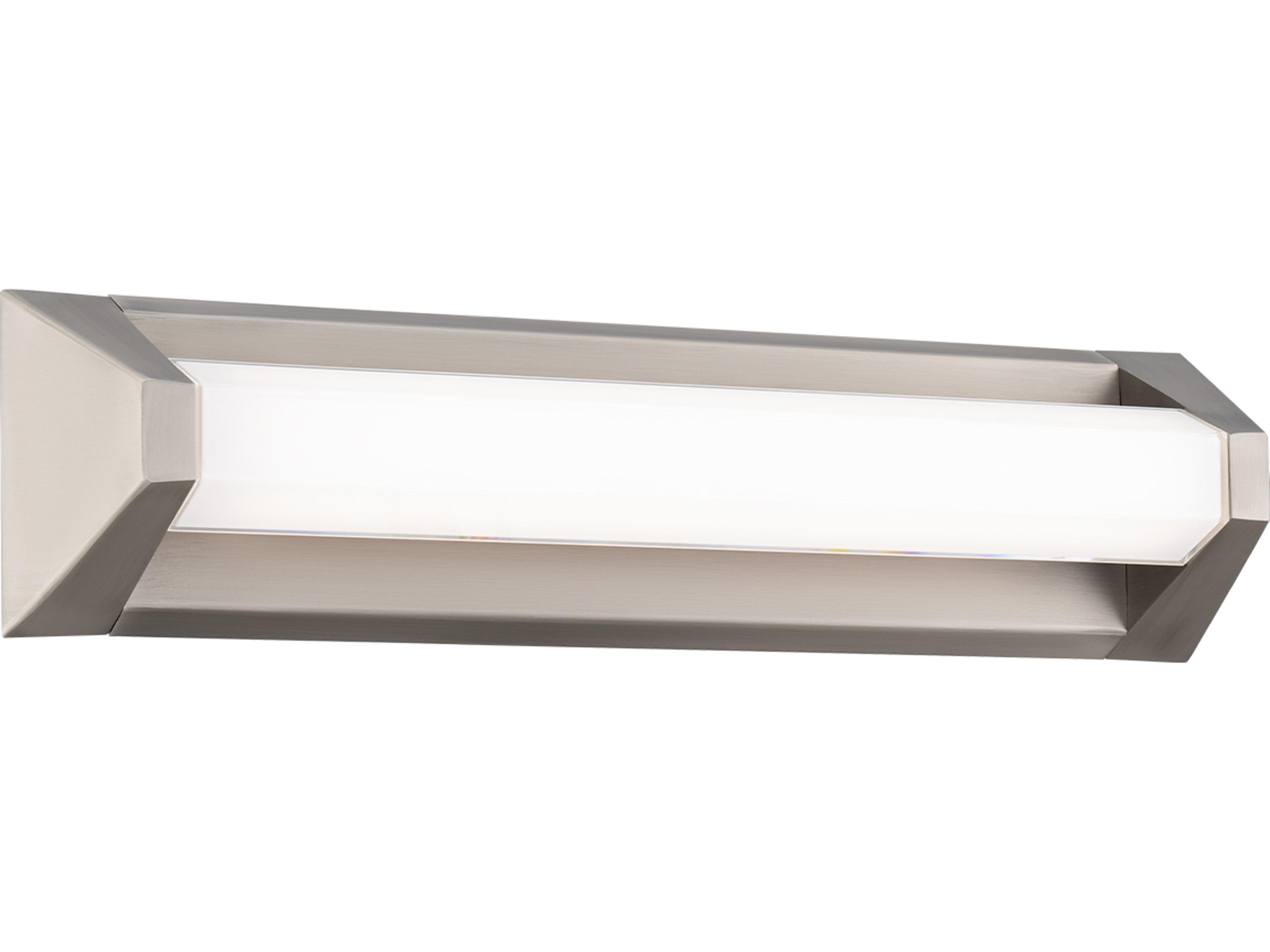 Modern Forms Swale 1-Light Brushed Nickel Vanity Light