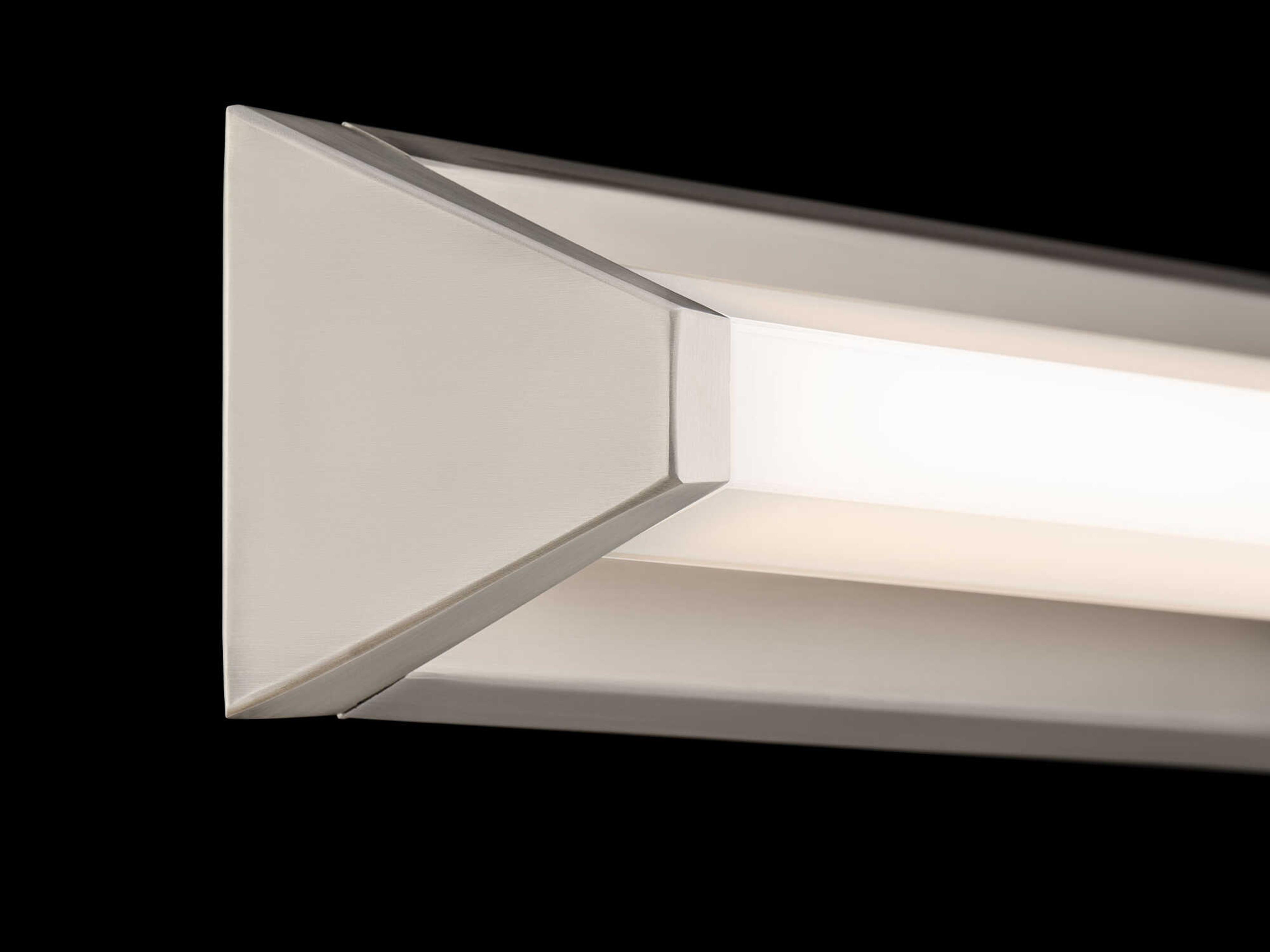 Modern Forms Swale 1-Light Brushed Nickel Vanity Light
