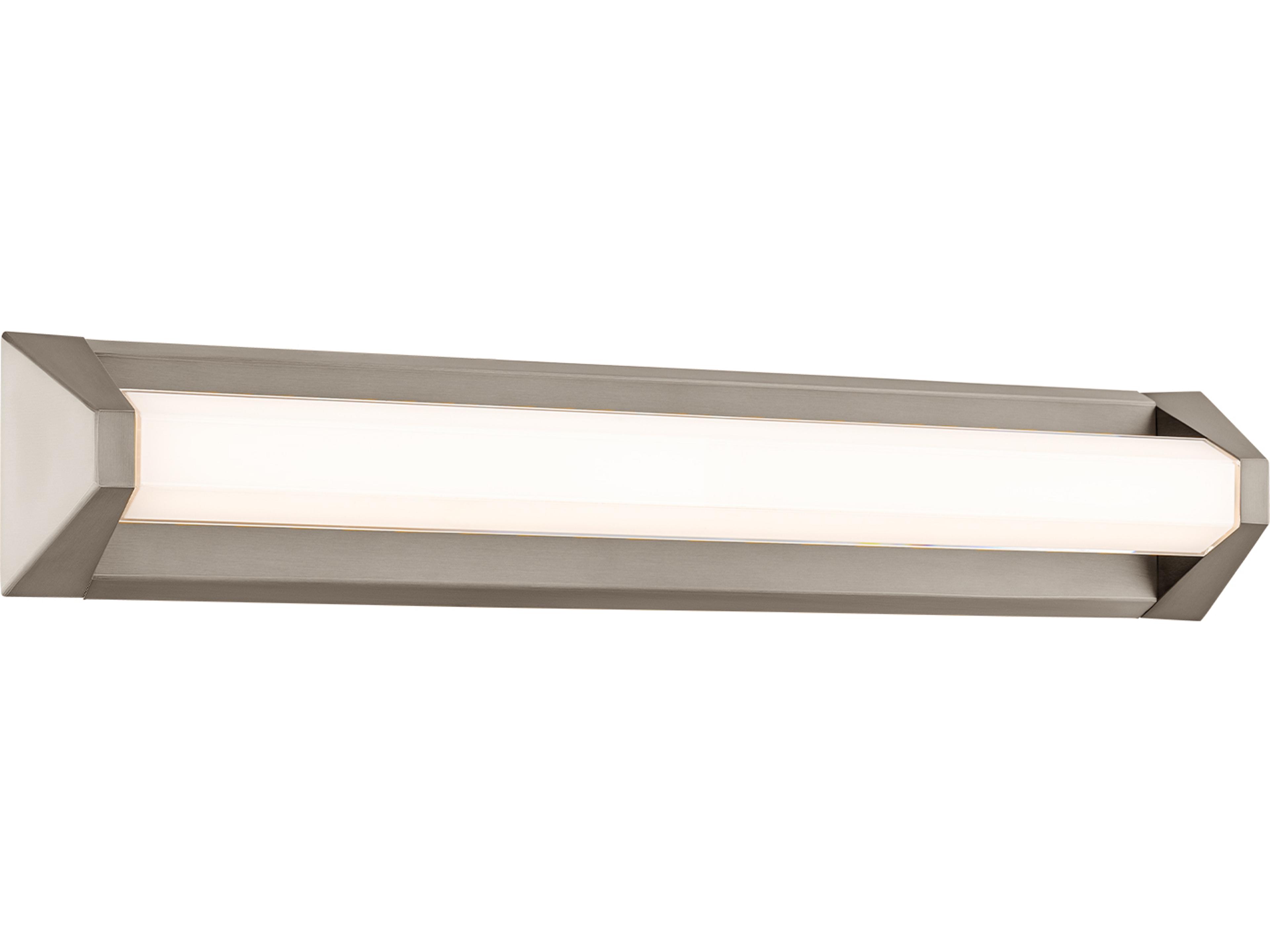 Swale 1-Light Brushed Nickel Vanity Light