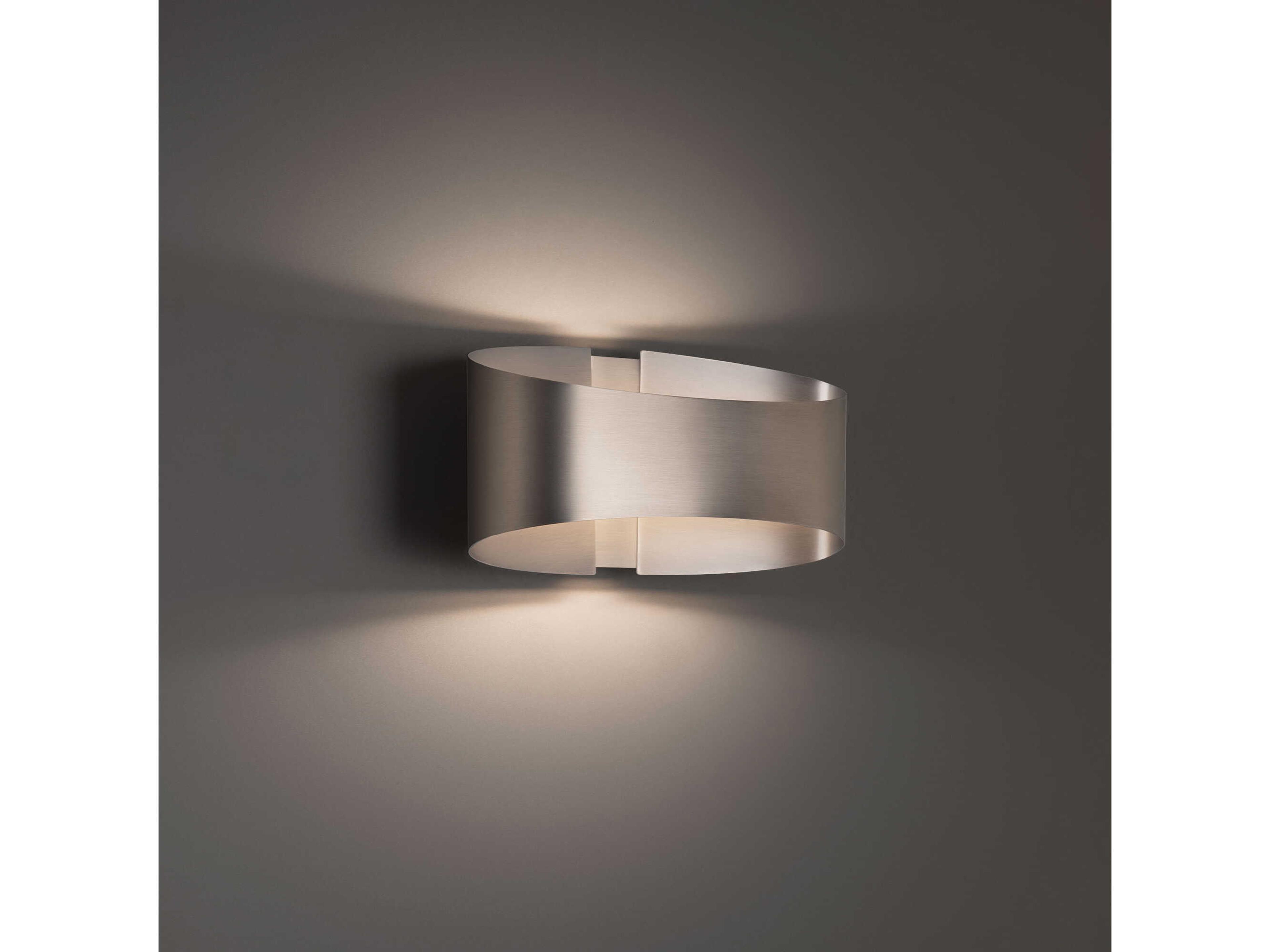 Modern Forms Swerve 1-Light Brushed Nickel LED Wall Sconce