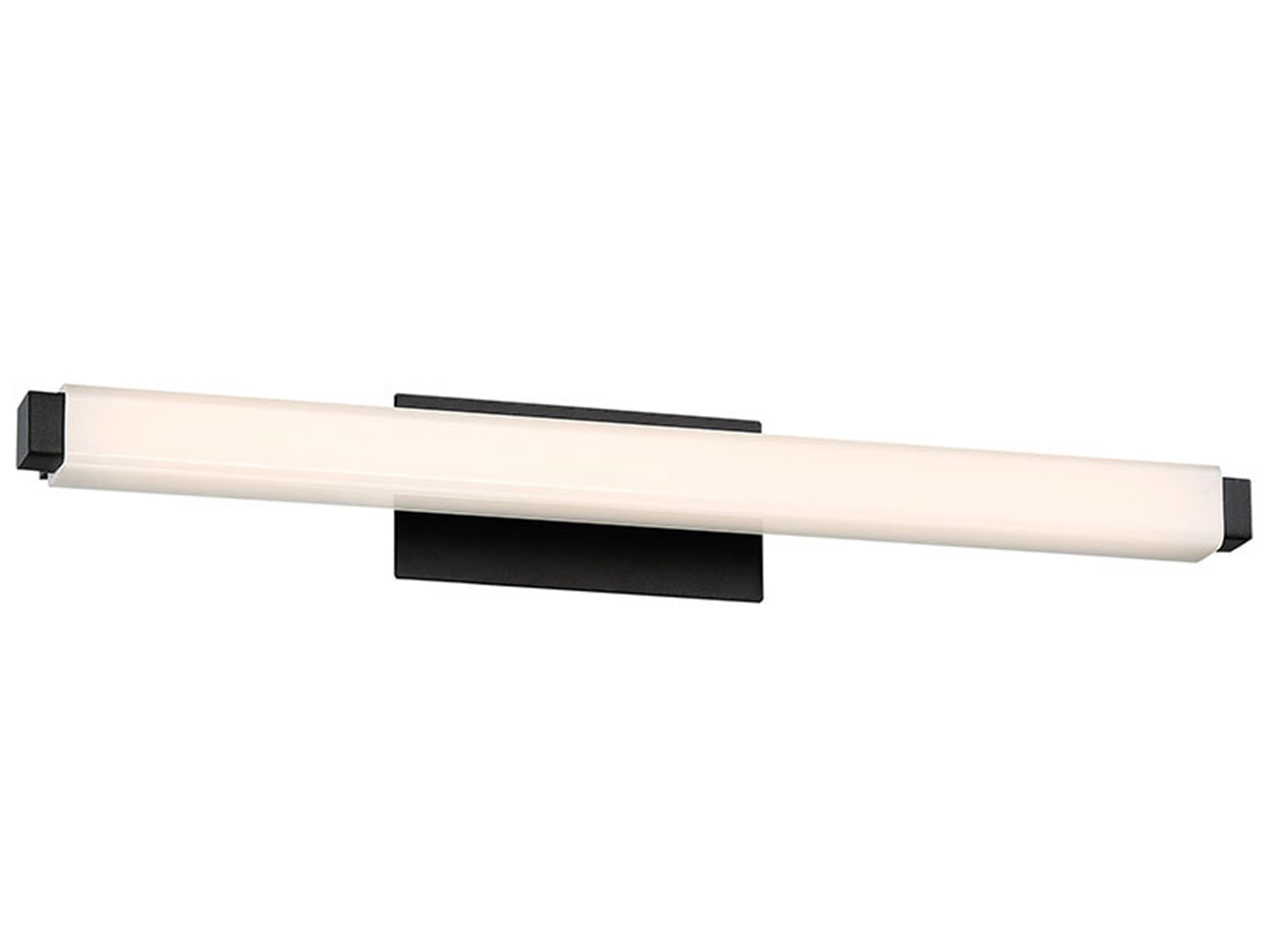 Mini Vogue 1-Light Black LED Vanity Light