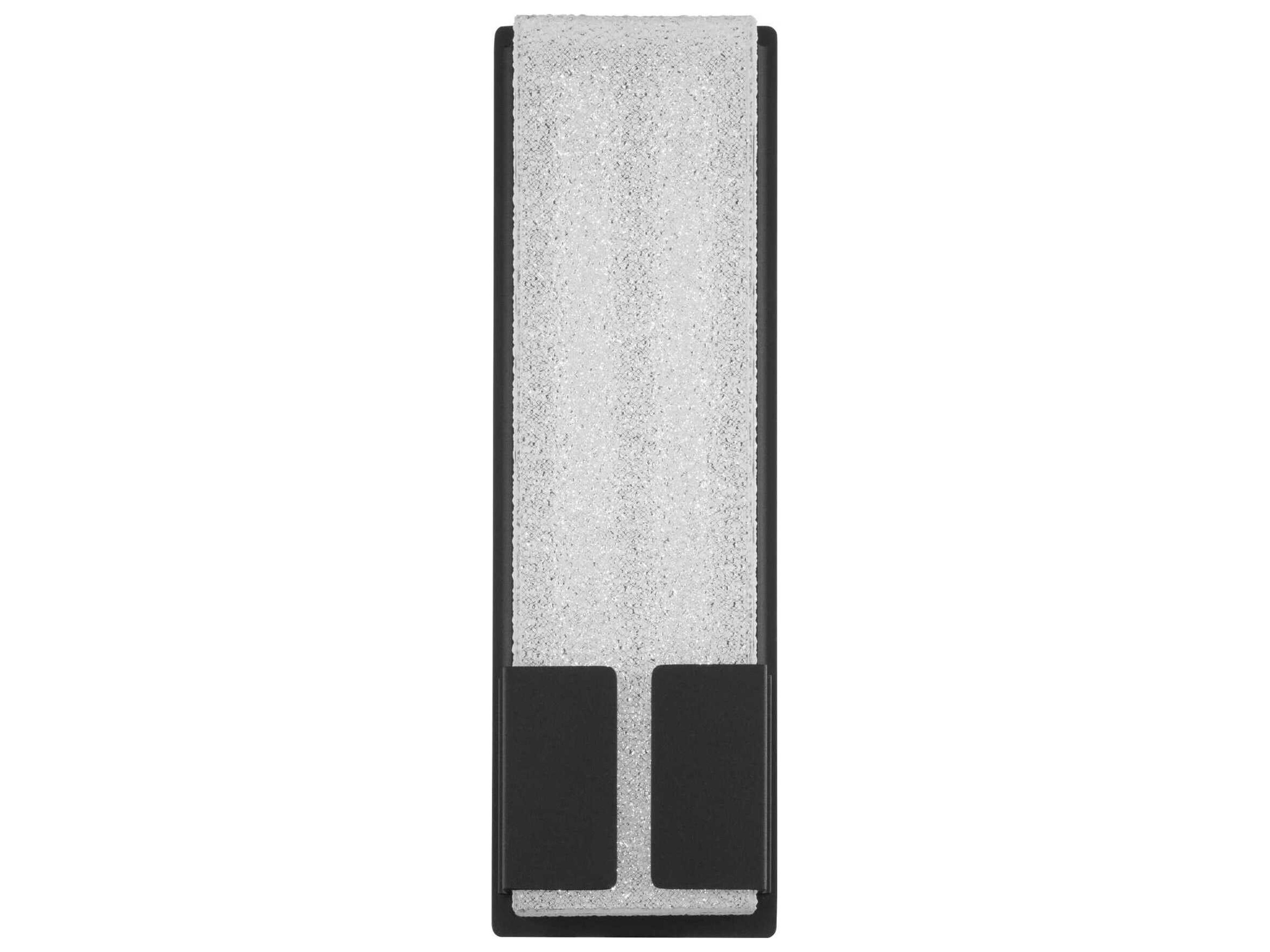 Modern Forms Vodka 1-Light Black Glass LED Wall Sconce