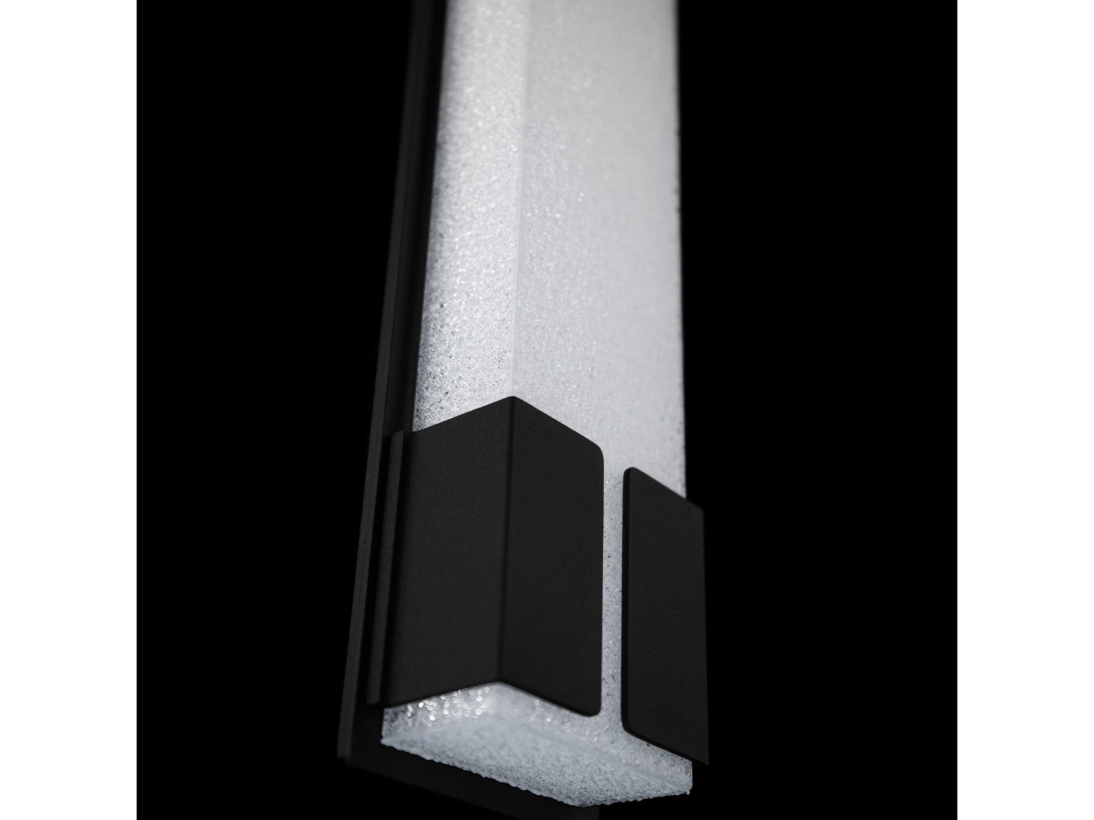 Modern Forms Vodka 1-Light Black Glass LED Wall Sconce