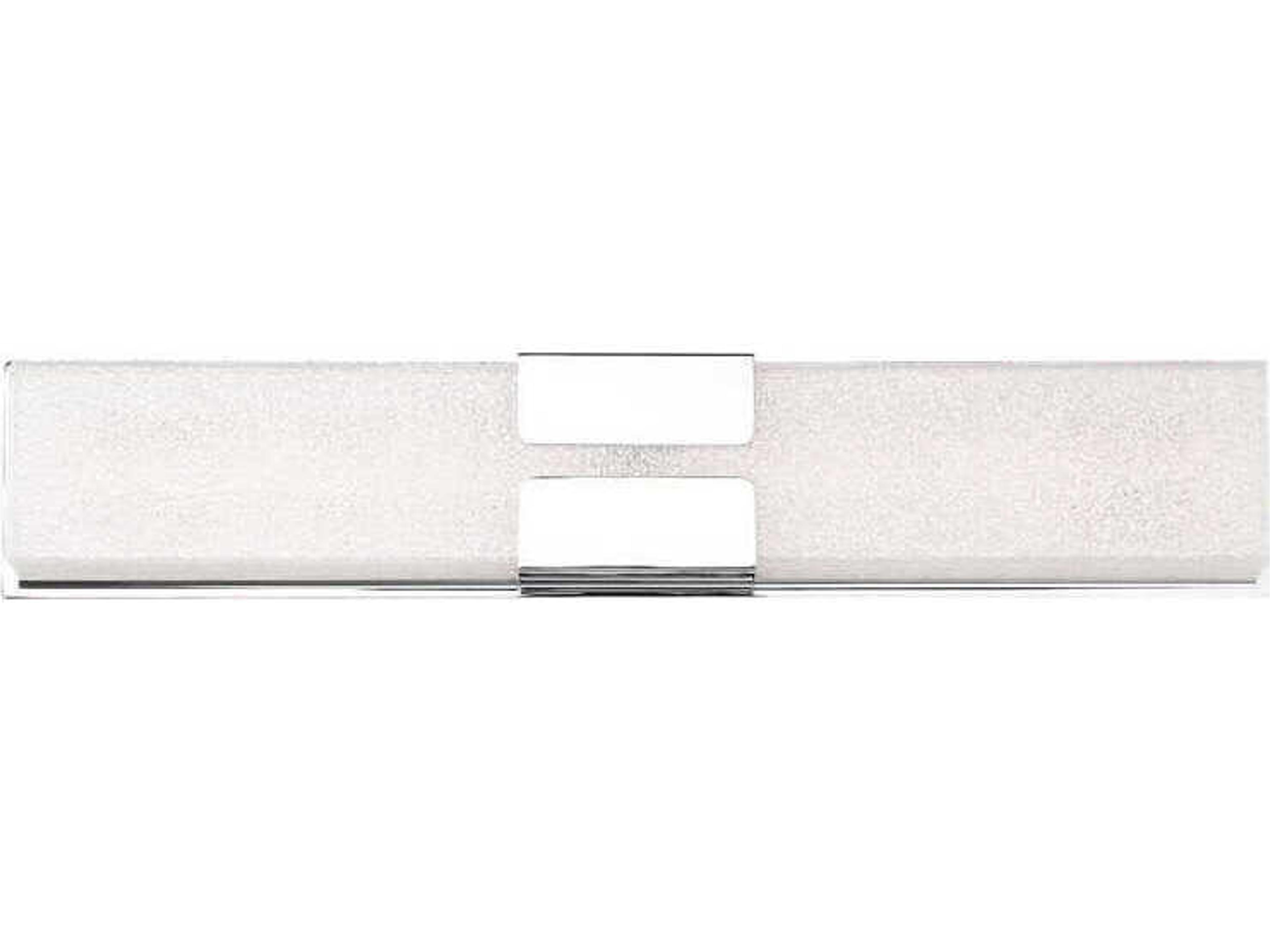 Modern Forms Vodka 1-Light Chrome Glass LED Vanity Light