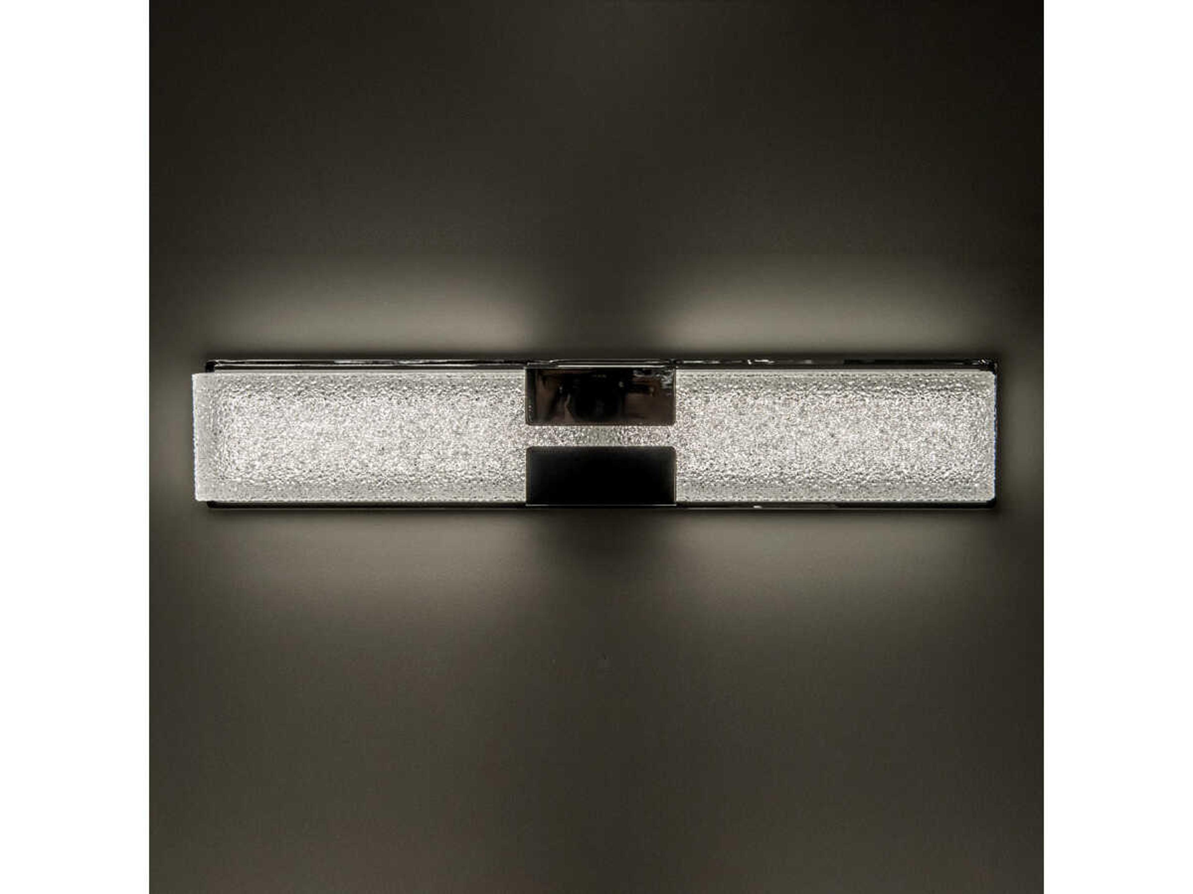 Modern Forms Vodka 1-Light Chrome Glass LED Vanity Light