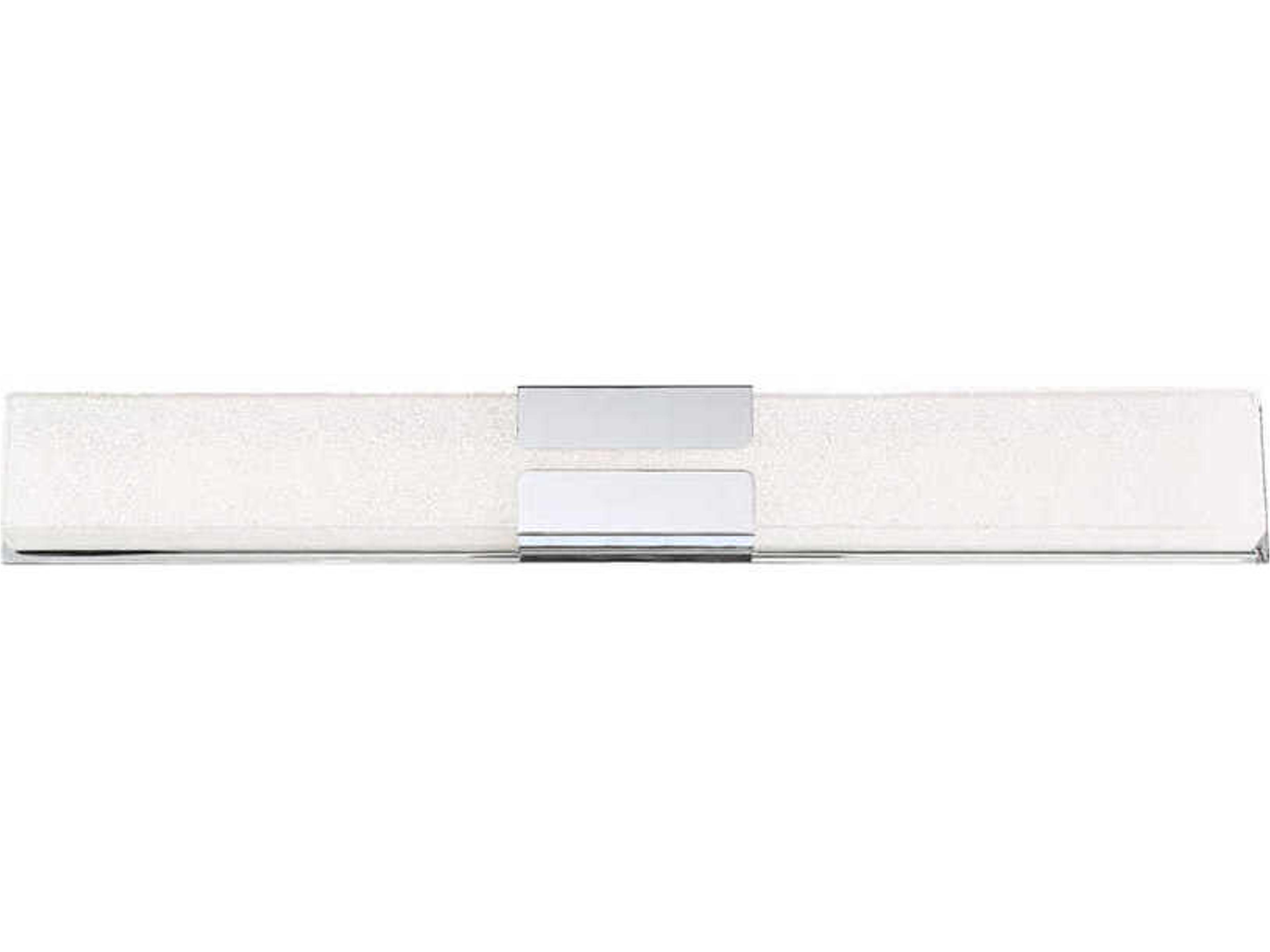 Modern Forms Vodka 1-Light Chrome Glass LED Vanity Light