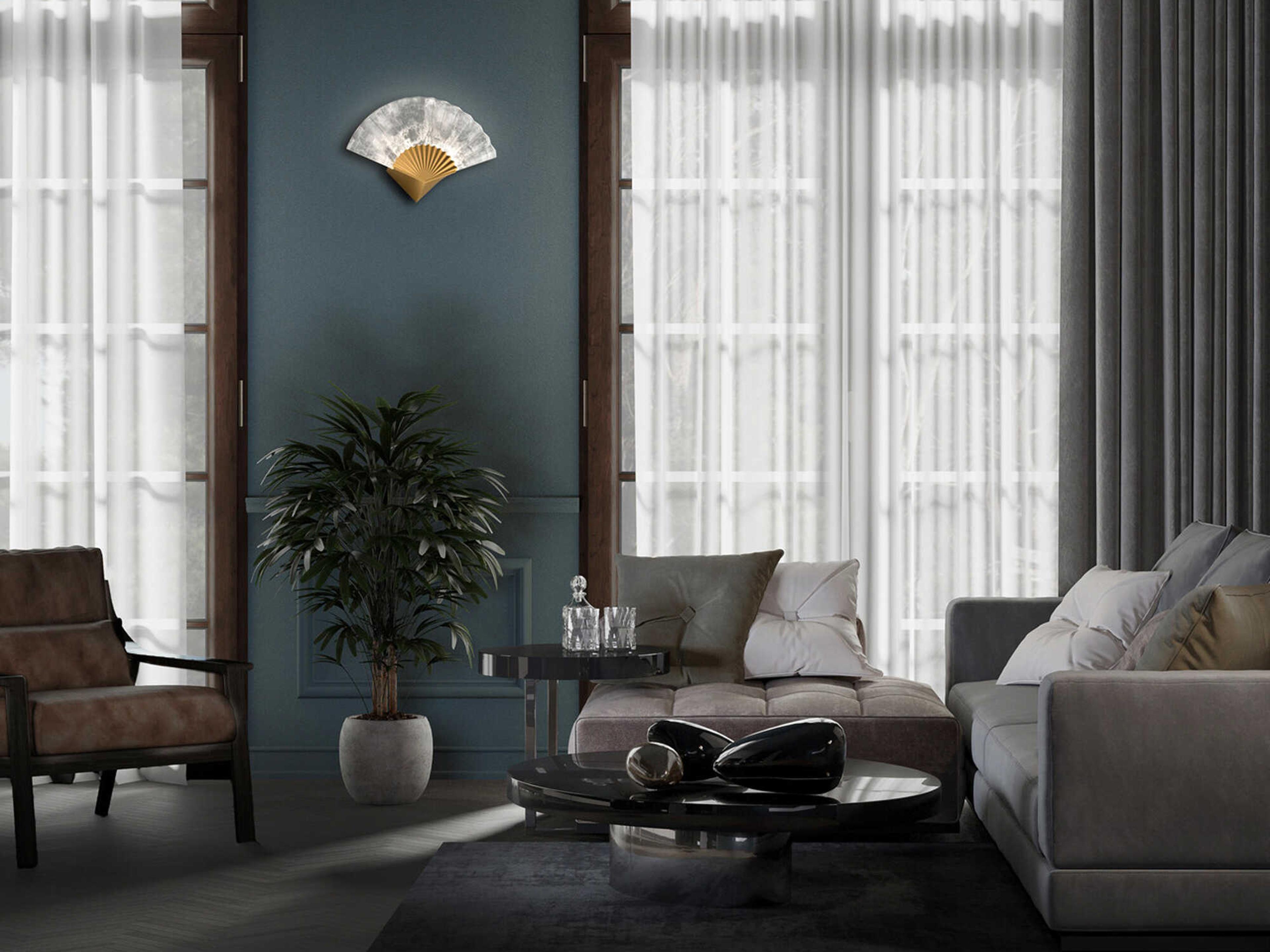 Modern Forms Sensu 1-Light Aged Brass Wall Sconce