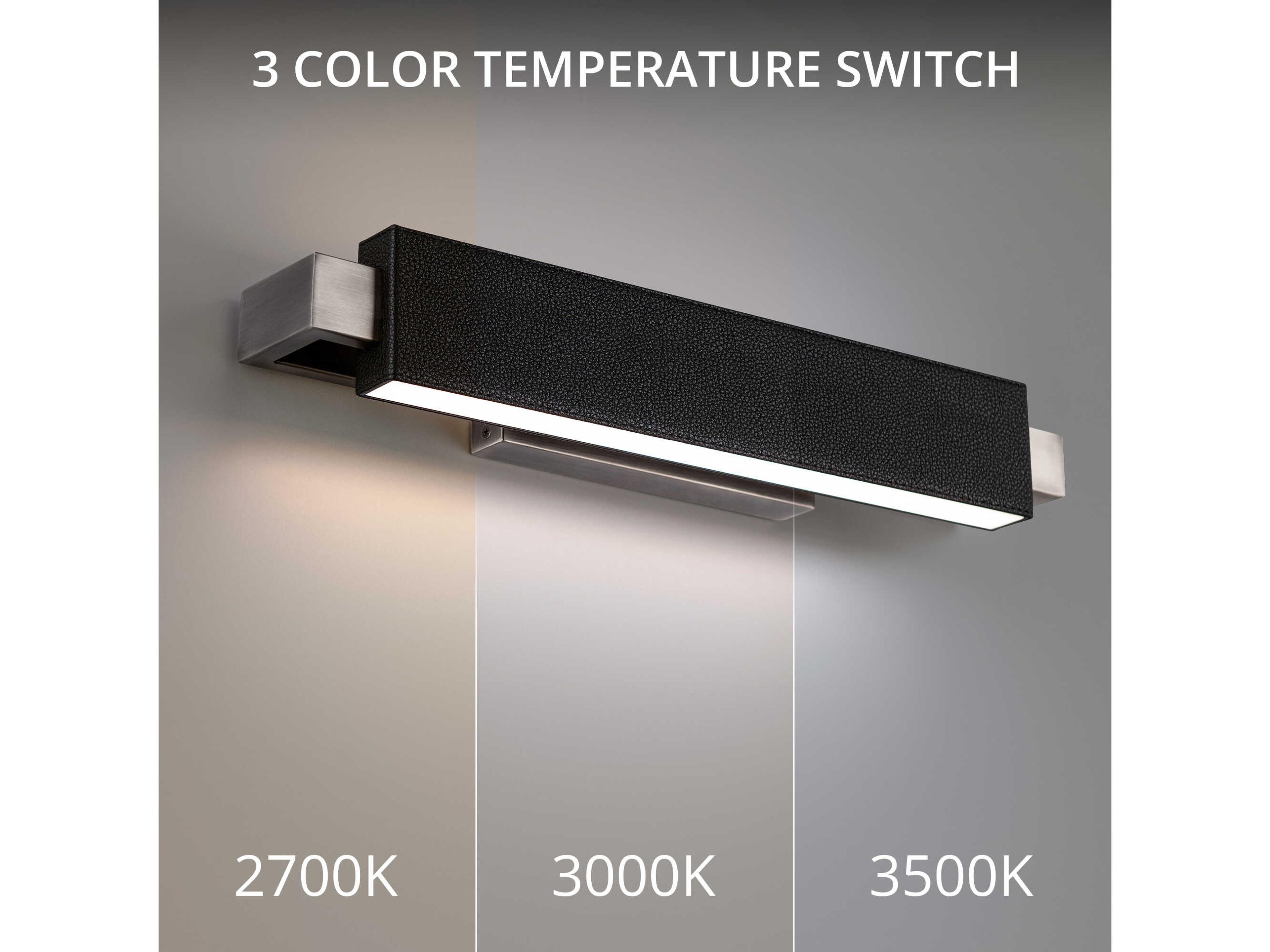 Modern Forms Kinsman 2-Light Pebbled Black Brushed Nickel Glass Vanity Light