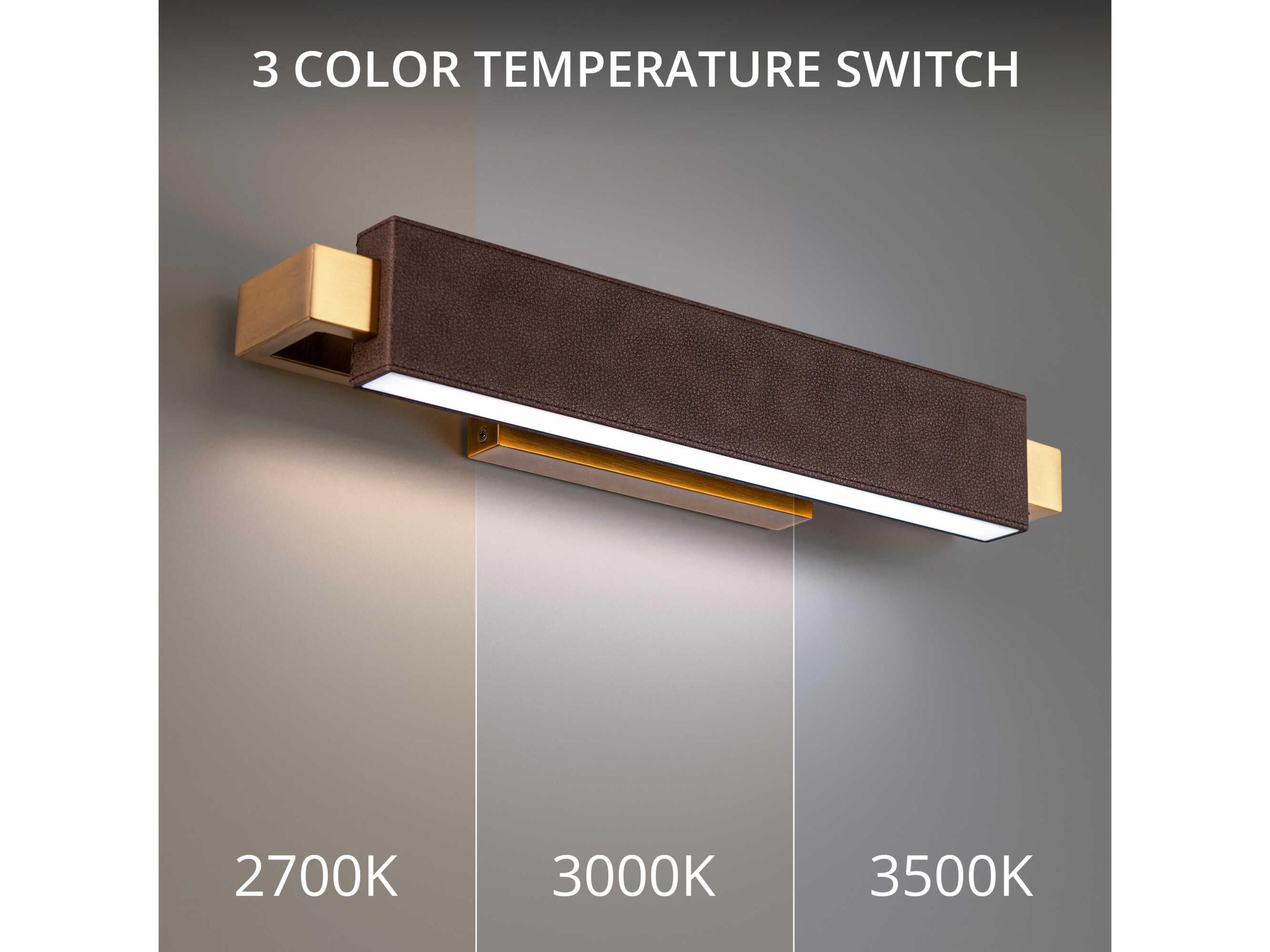 Modern Forms Kinsman 2-Light Bomber Brown Aged Brass Bronze Glass LED Vanity Light