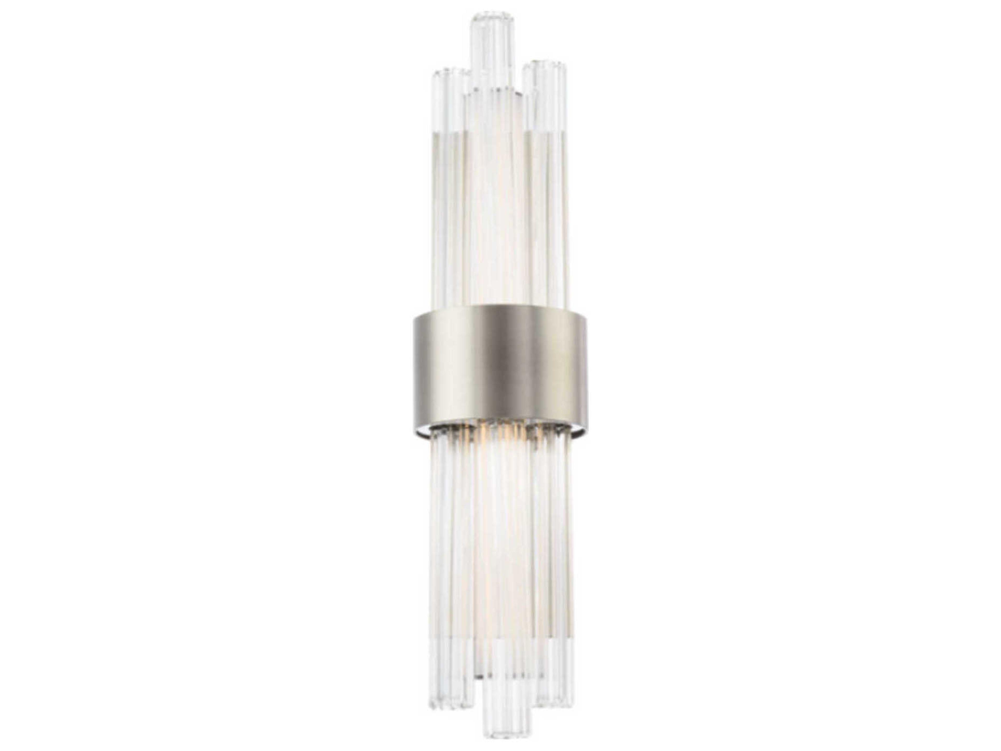 Luzerne LED Bath Sconce Brushed Nickel Modern Vanity Light