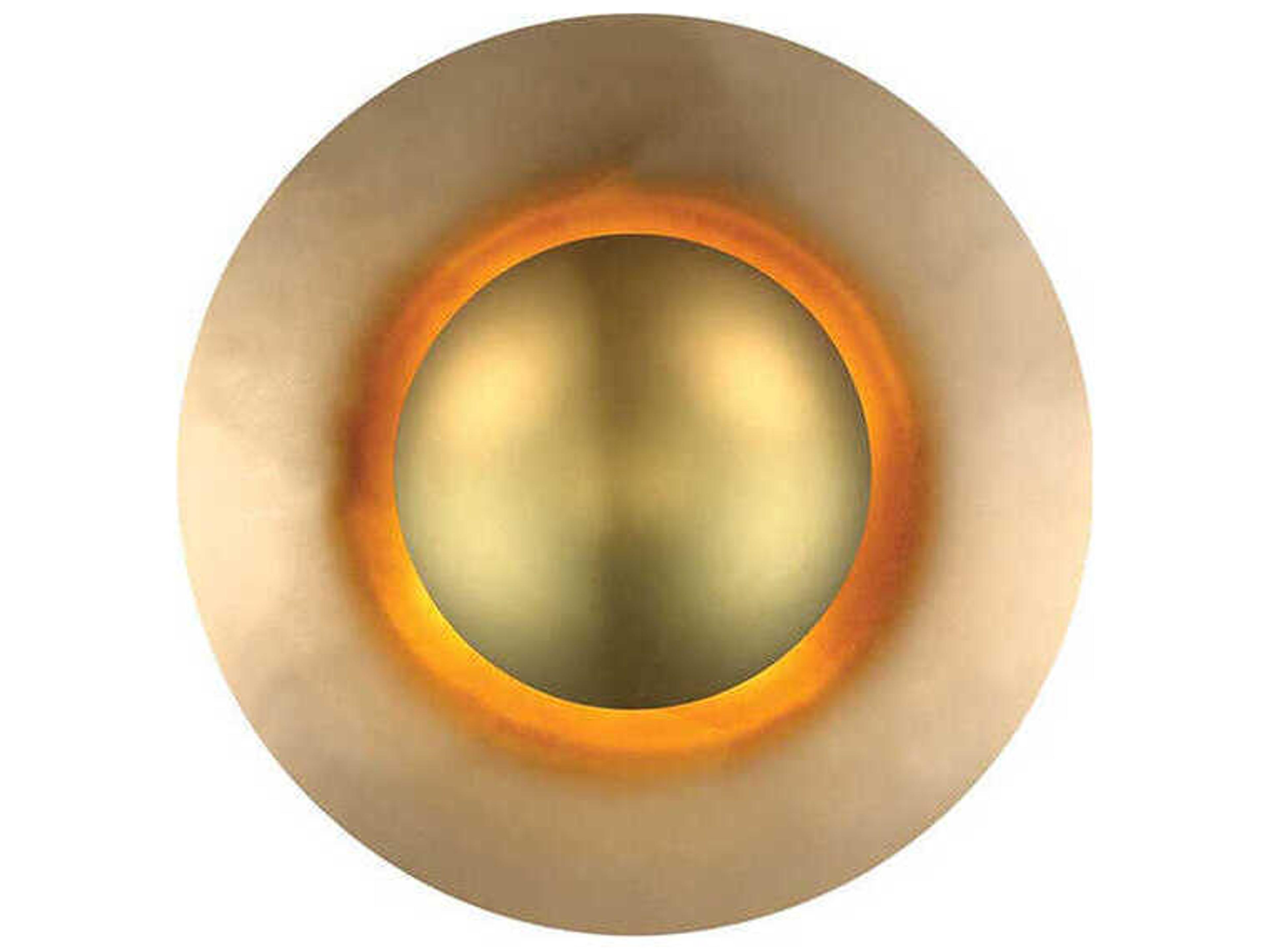 Modern Forms Blaze 1-Light Gold Leaf Glass LED Wall Sconce