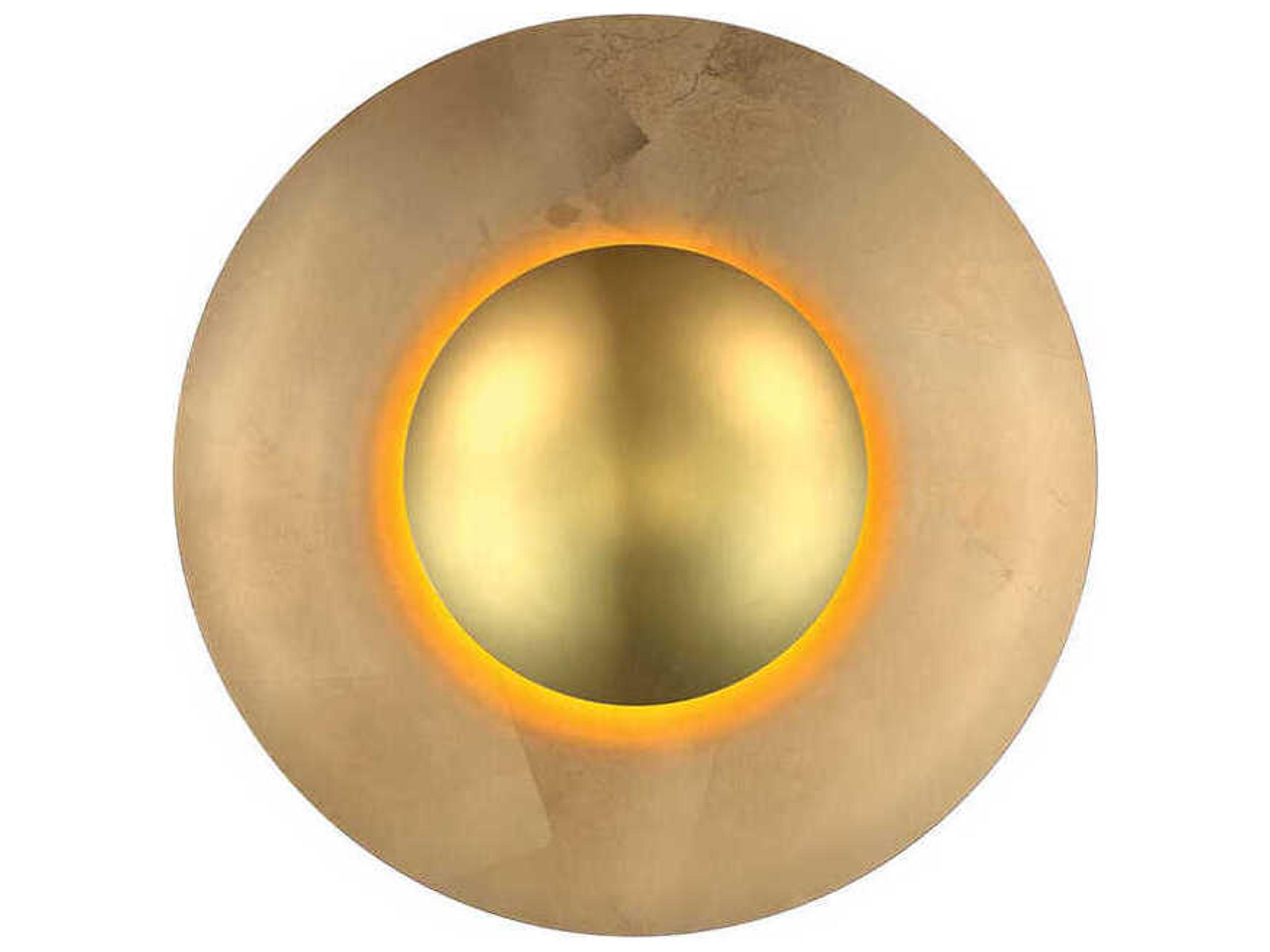 Blaze 18 Inch LED Wall Sconce Gold Leaf