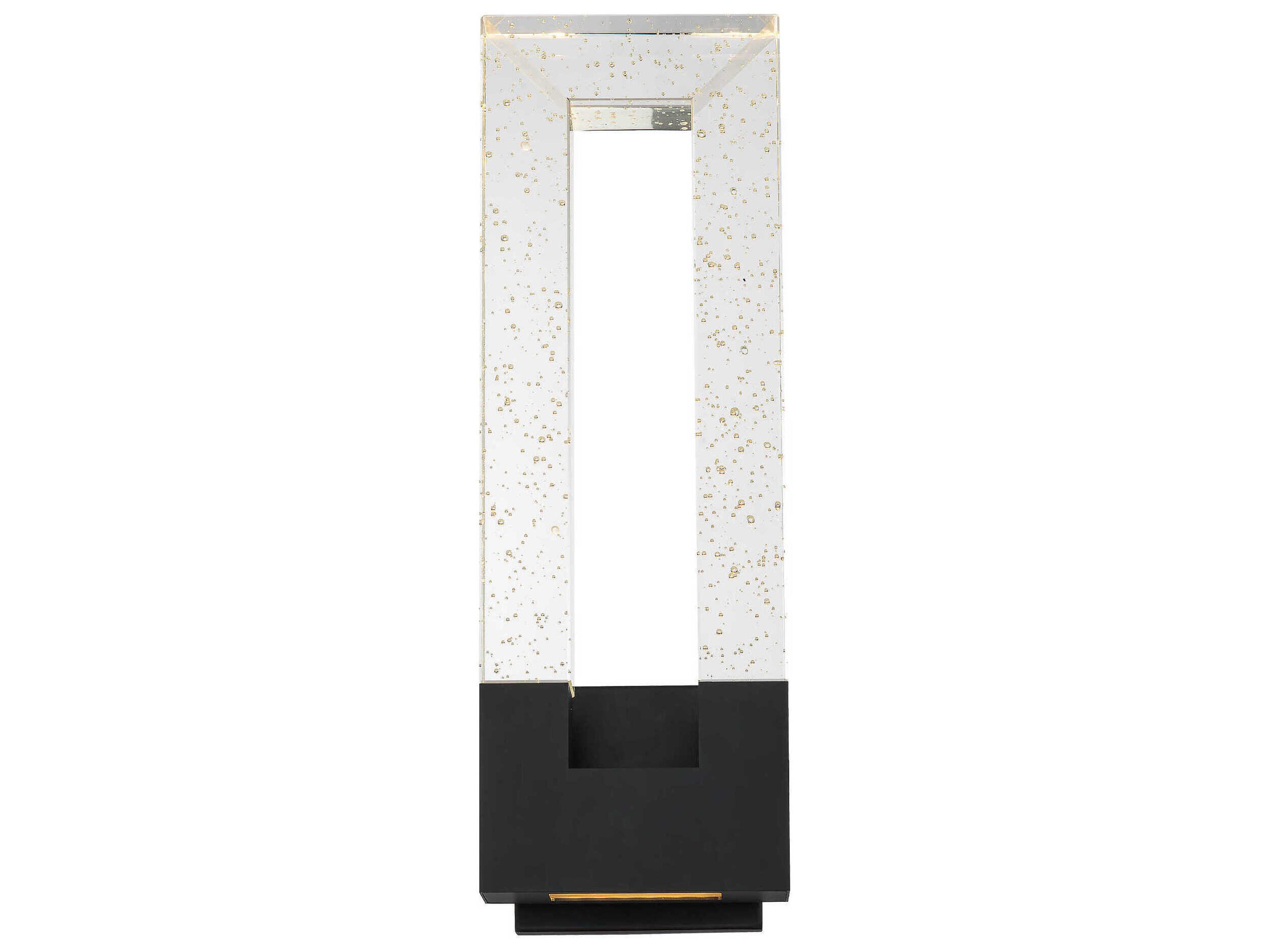 Modern Forms Chill 2-Light Black Crystal LED Wall Sconce