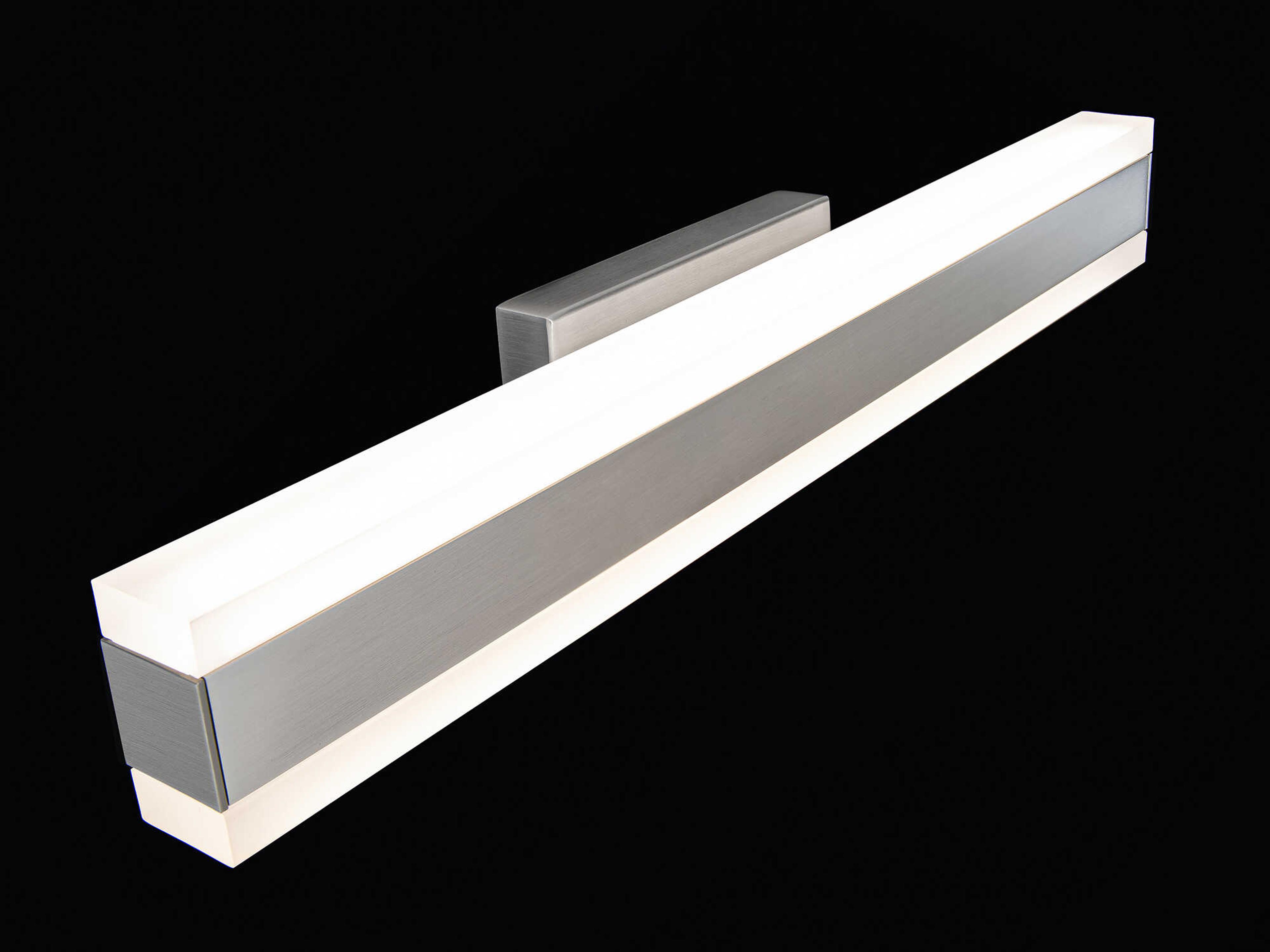 Modern Forms Cinch 1-Light Brushed Nickel LED Vanity Light