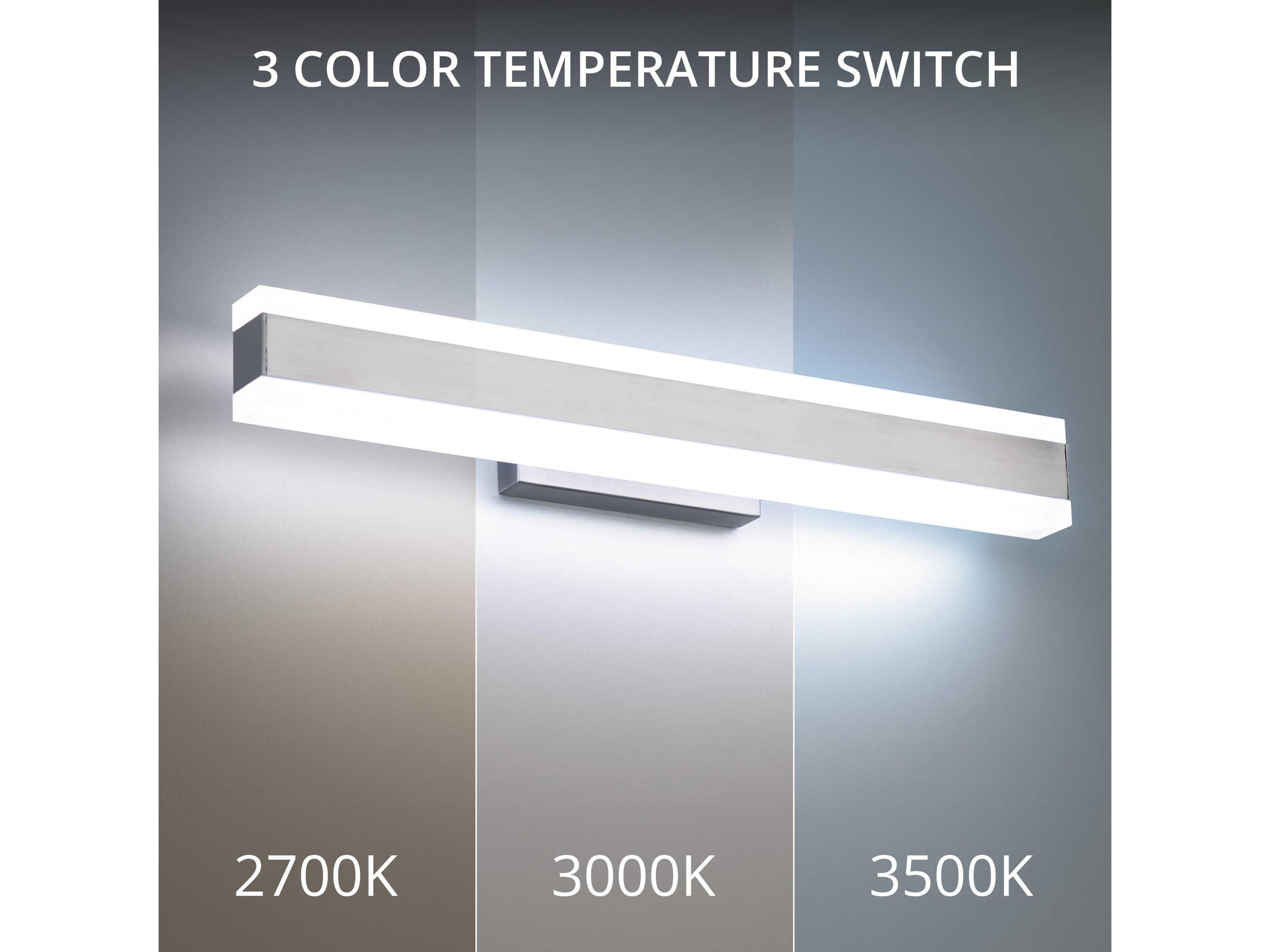 Modern Forms Cinch 1-Light Brushed Nickel LED Vanity Light