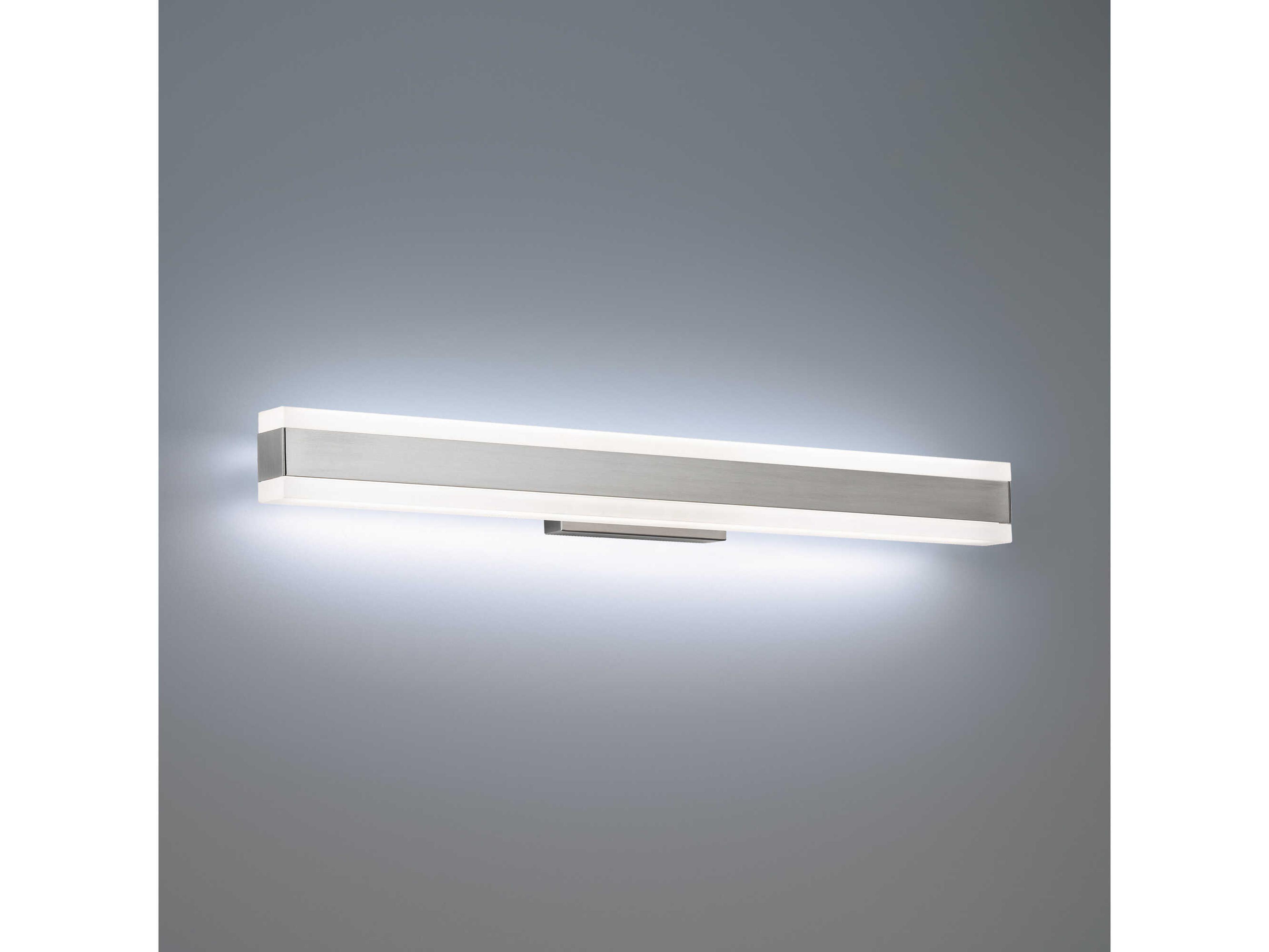 Modern Forms Cinch 1-Light Brushed Nickel LED Vanity Light