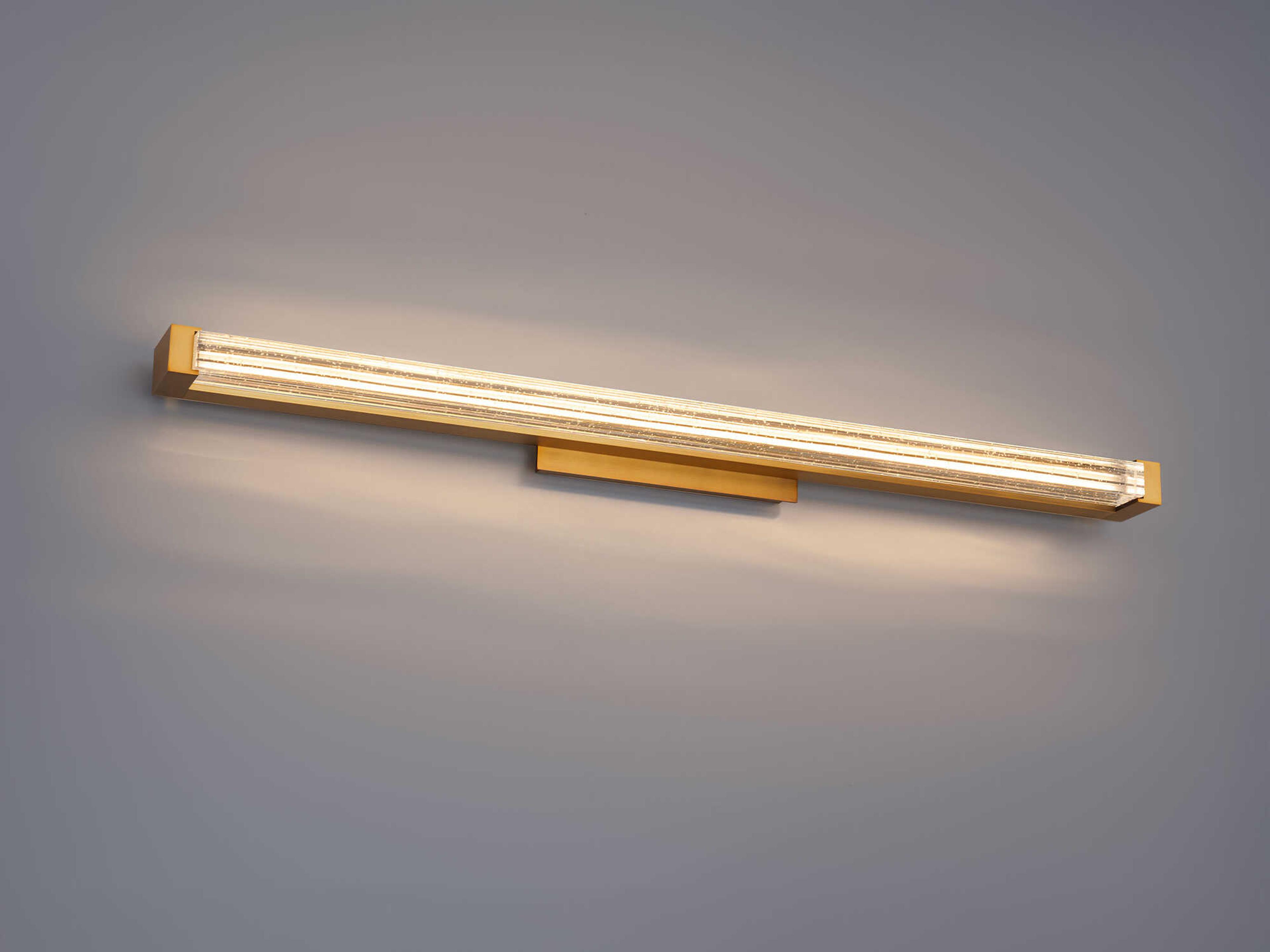 Modern Forms Skein 1-Light Aged Brass Vanity Light