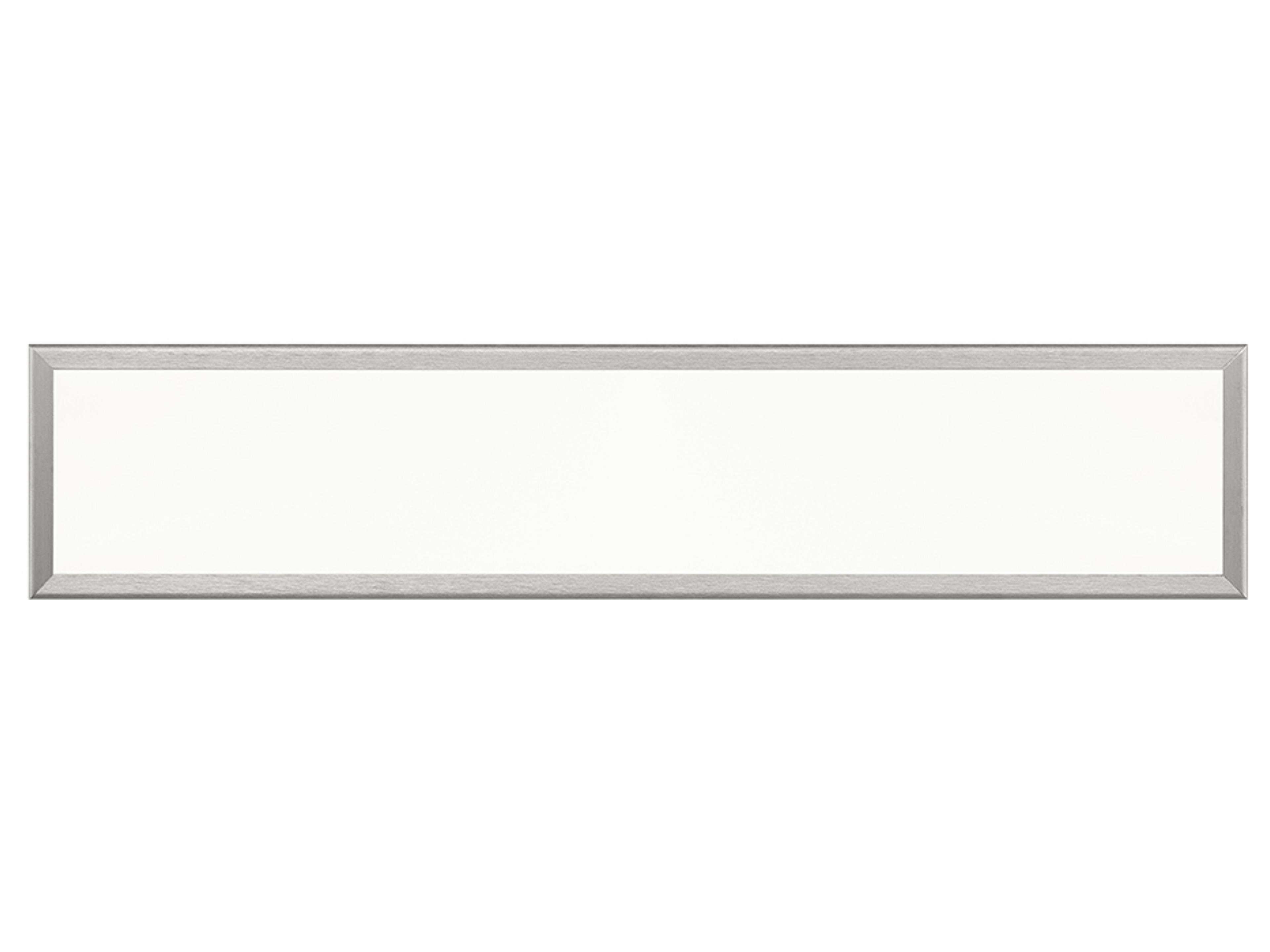 Neo 1-Light Brushed Aluminum Silver Glass LED Vanity Light