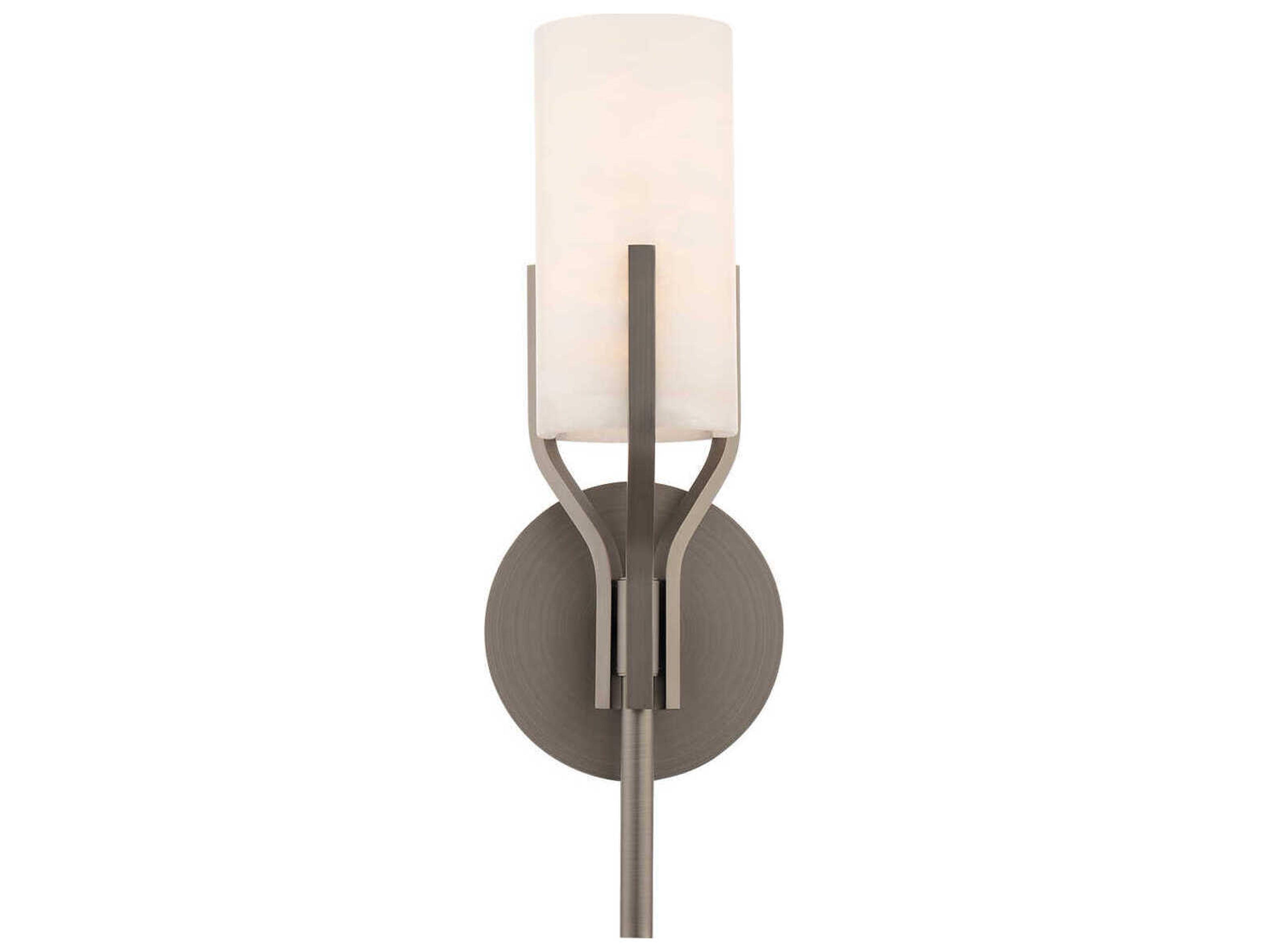 Firenze 1-Light Antique Nickel Wall Sconce