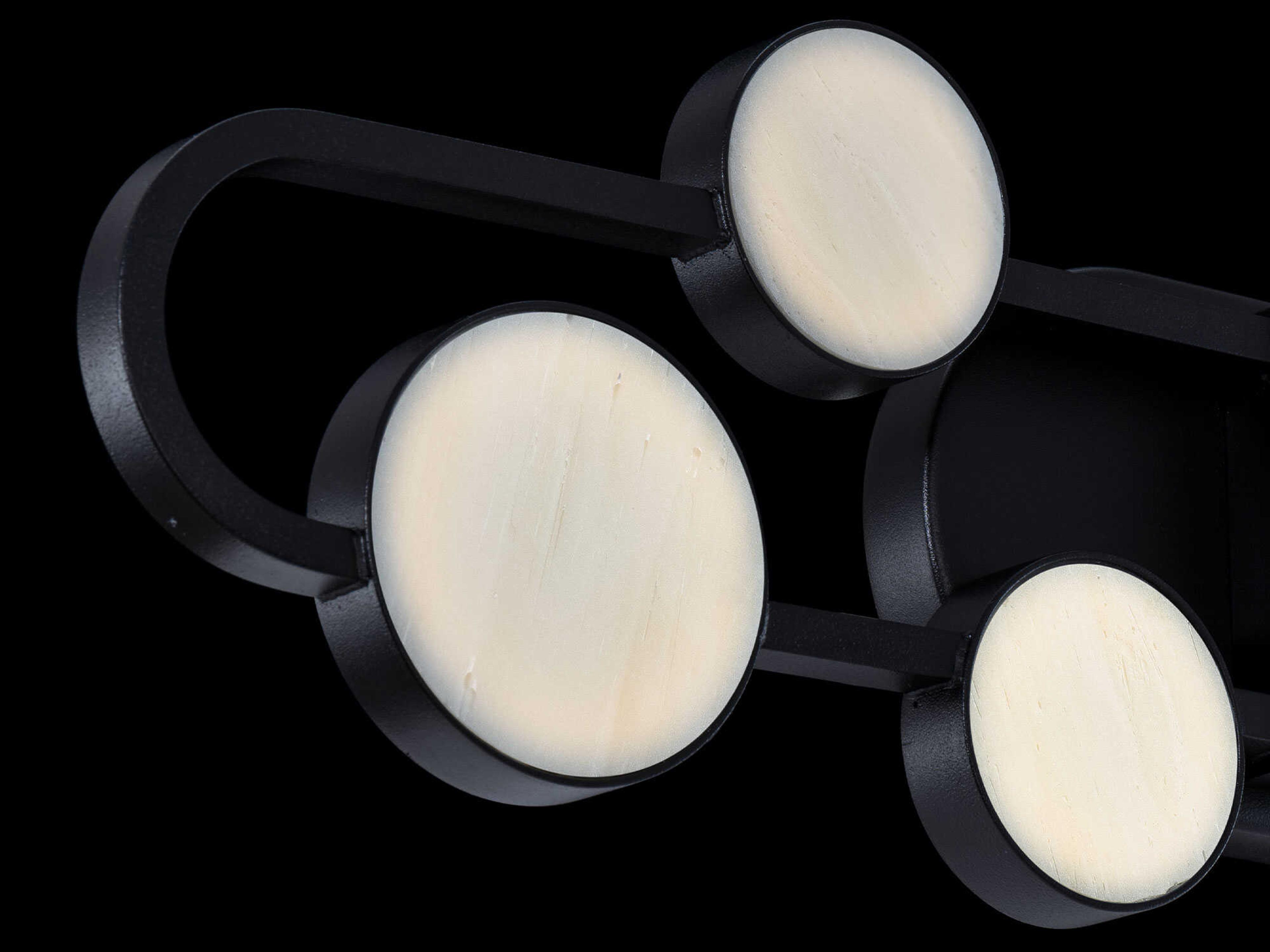 Modern Forms Tableau 6-Light Black Vanity Light