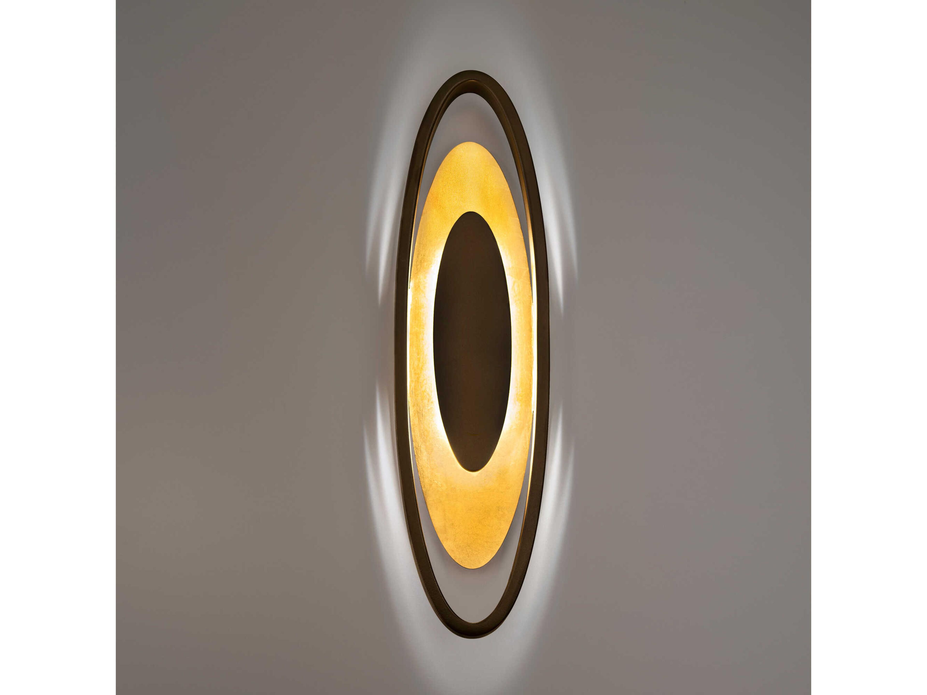 Modern Forms Valor 1-Light Bronze Gold Leaf LED Wall Sconce