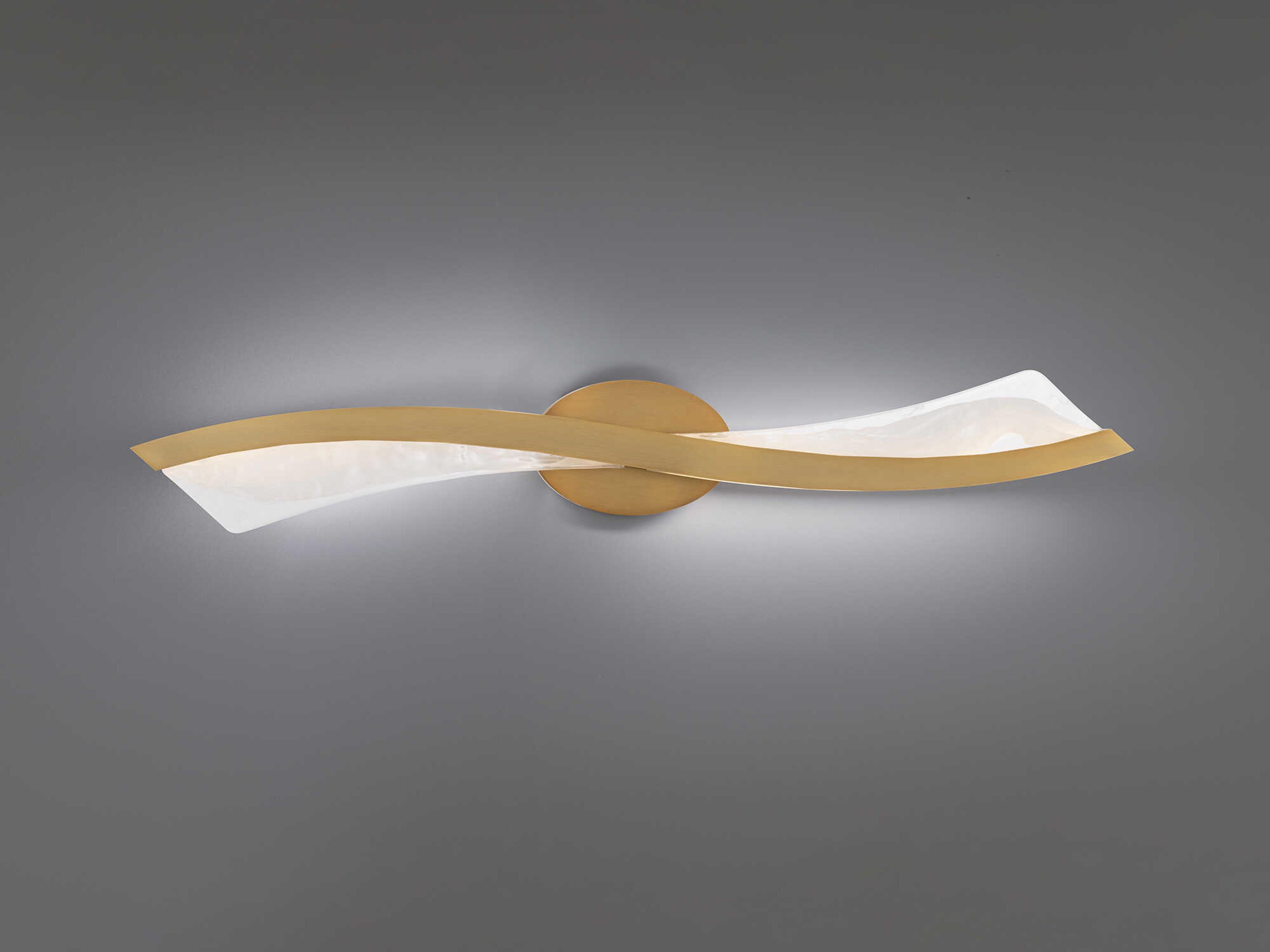 Modern Forms Ascot 2-Light Aged Brass Vanity Light