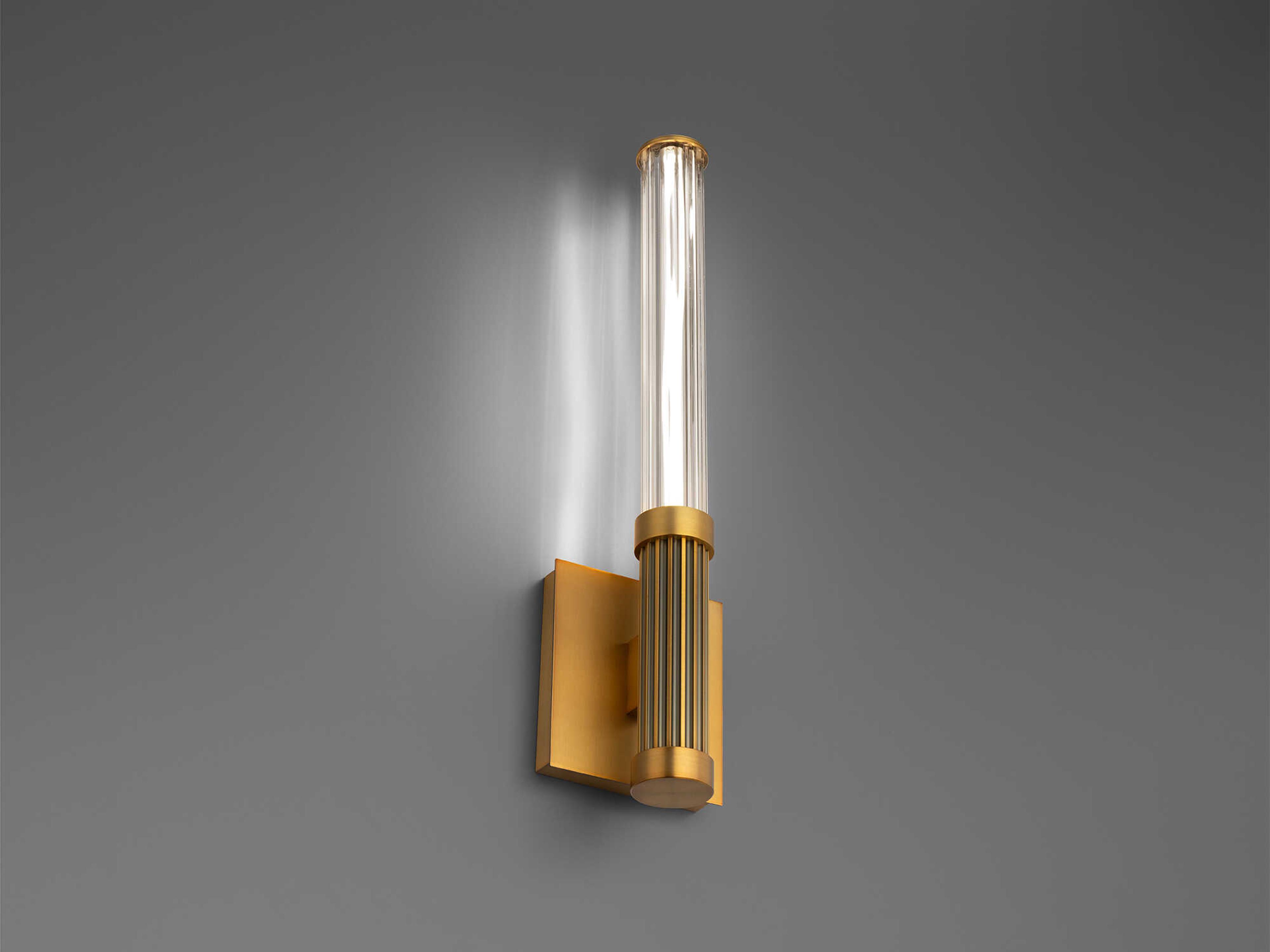 Modern Forms Ribeye 1-Light Aged Brass Wall Sconce