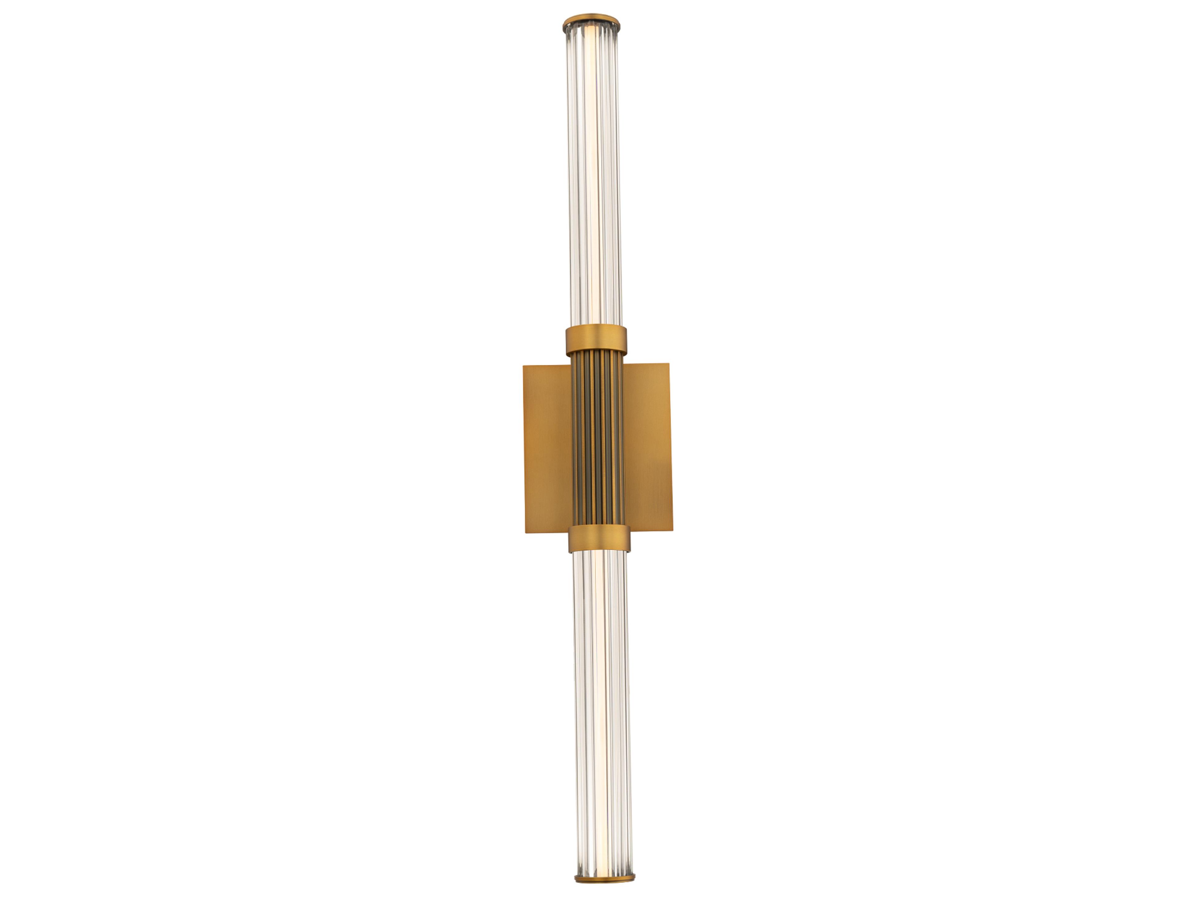 Modern Forms Ribeye 2-Light Aged Brass Wall Sconce