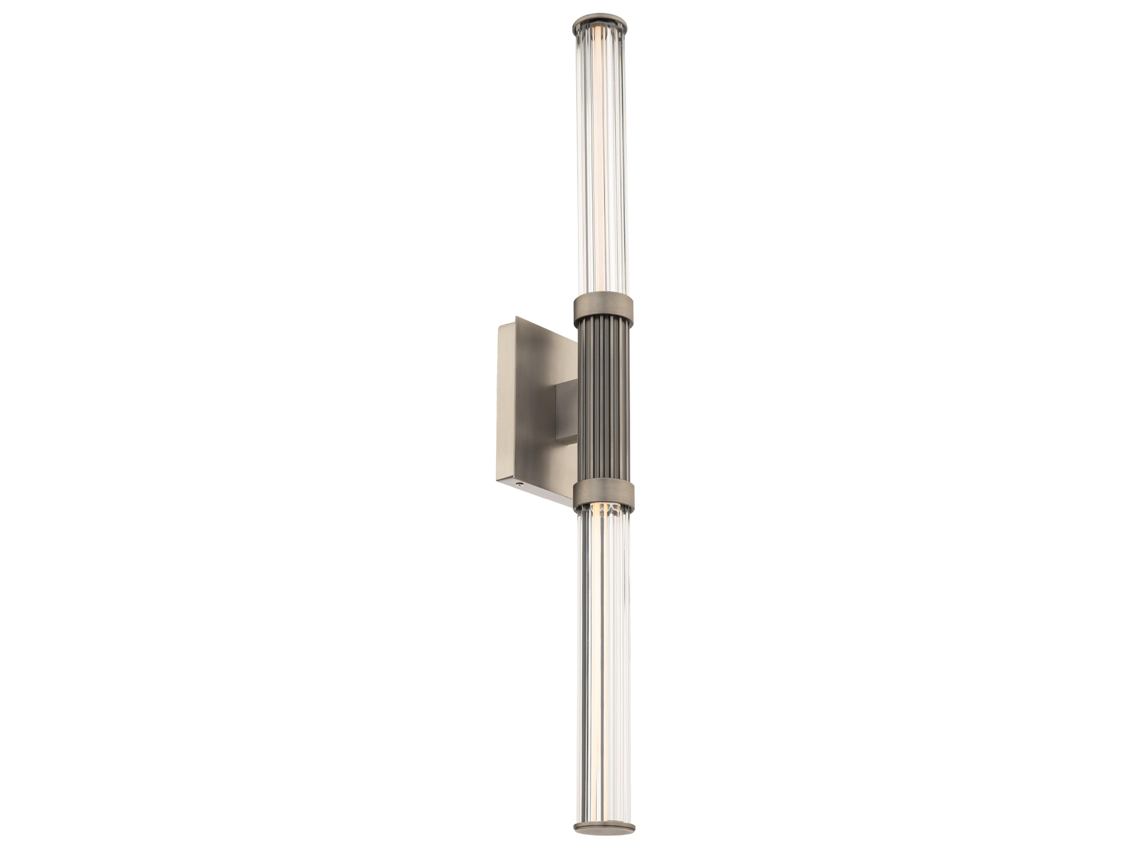 Ribeye 2-Light Brushed Nickel Wall Sconce