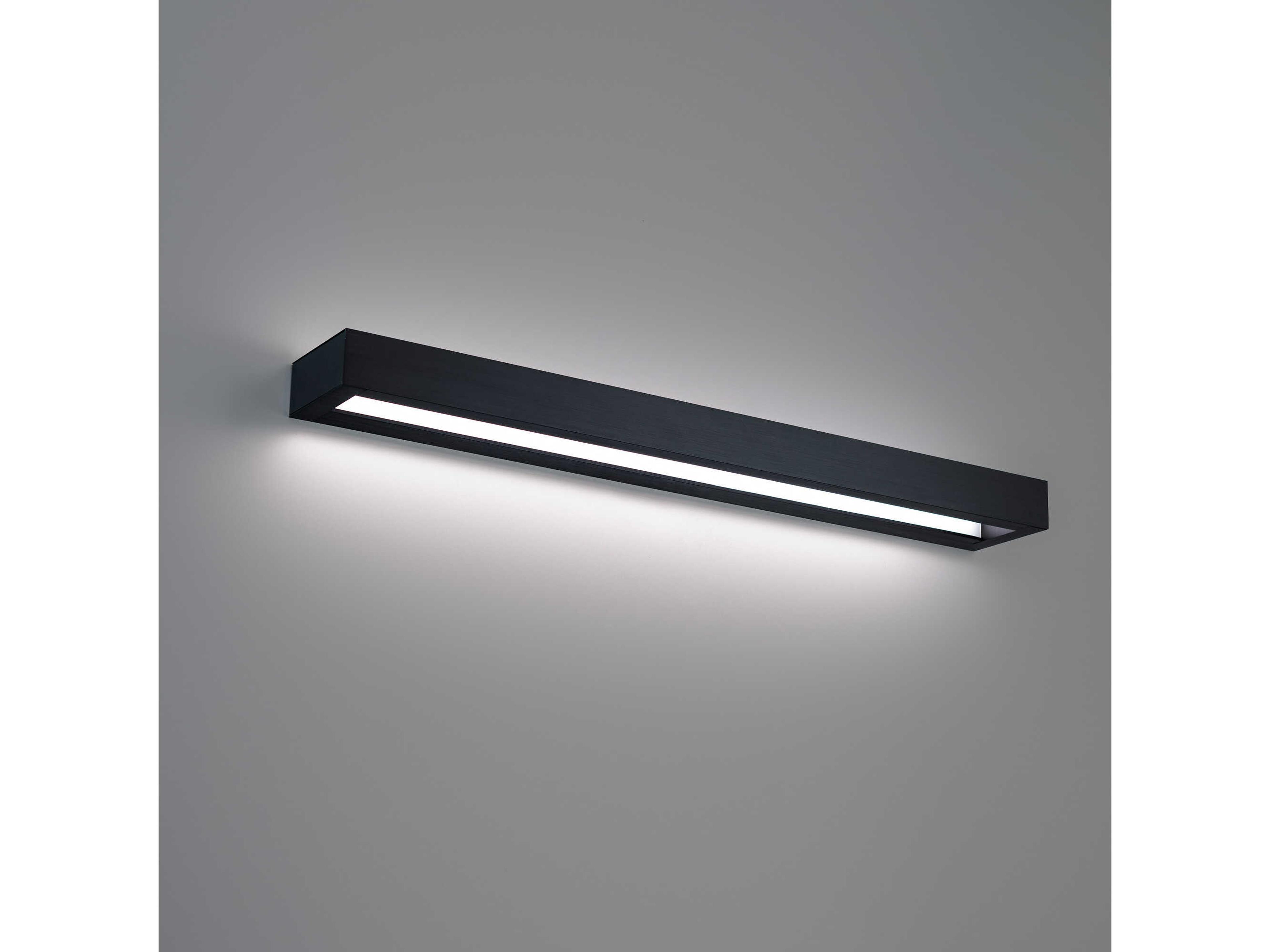 Modern Forms Open Bar 1-Light Black LED Vanity Light