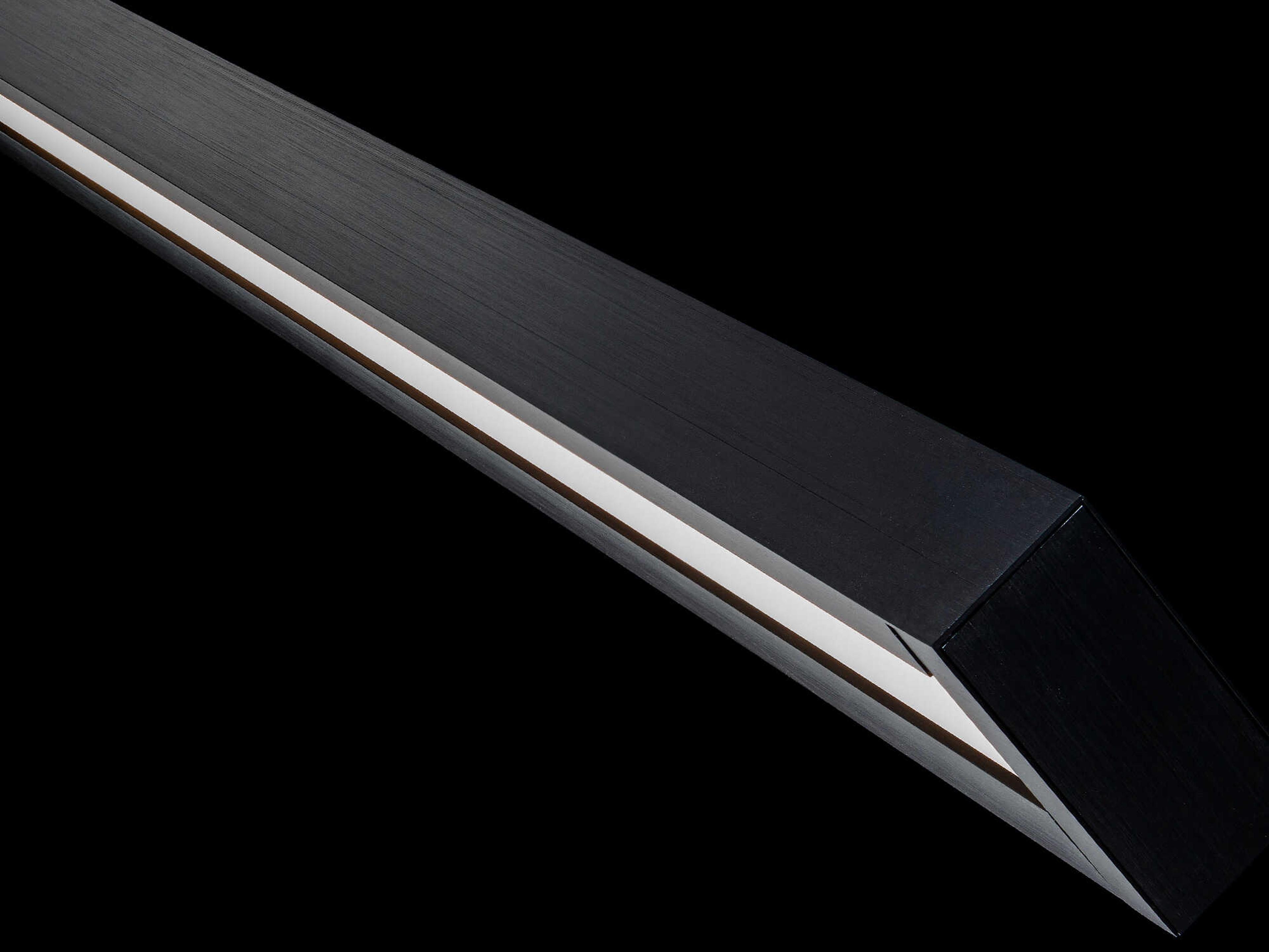 Modern Forms Open Bar 1-Light Black LED Vanity Light