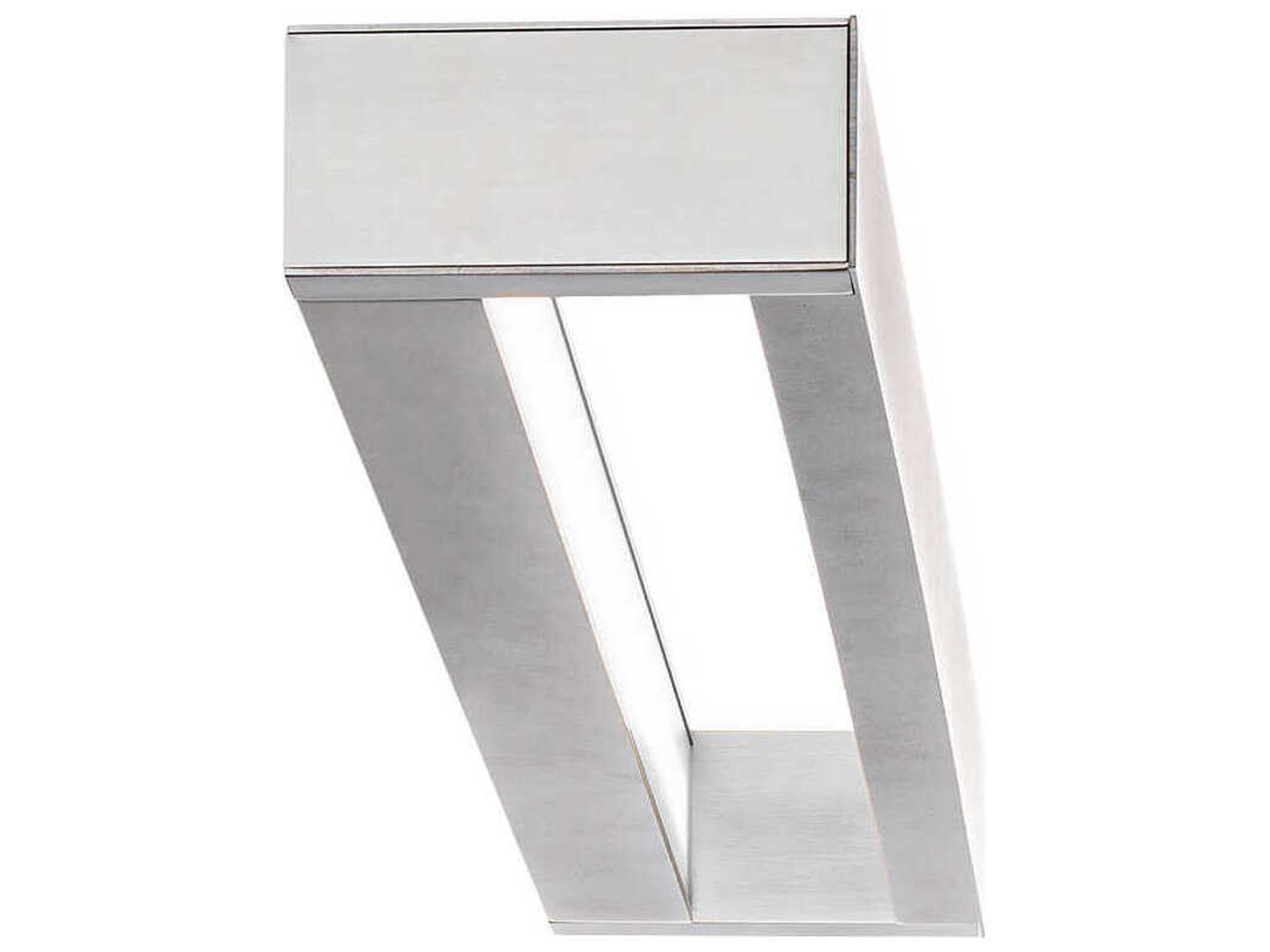 Modern Forms Open Bar 1-Light Brushed Nickel LED Vanity Light