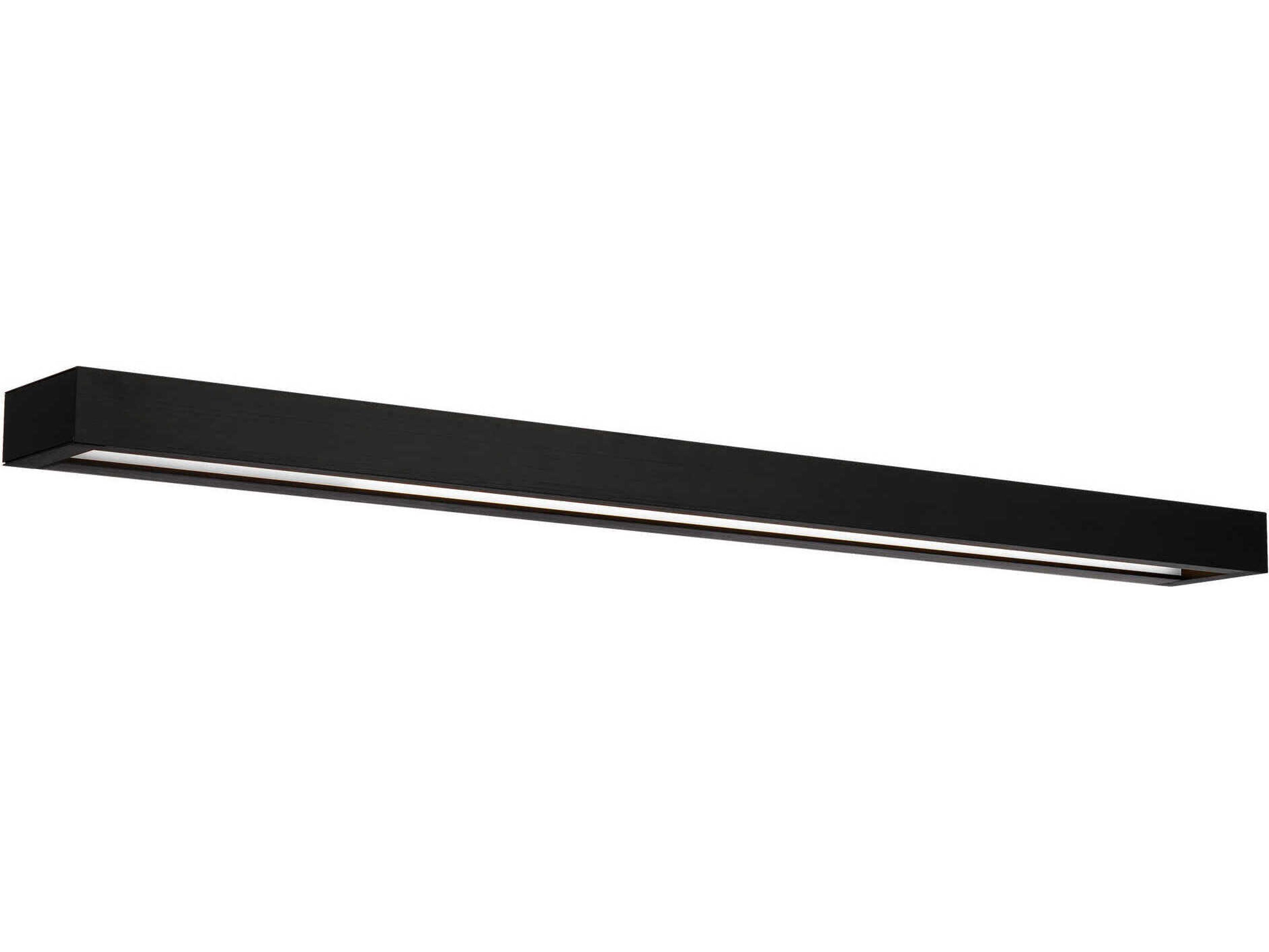 Open Bar 1-Light Black LED Vanity Light