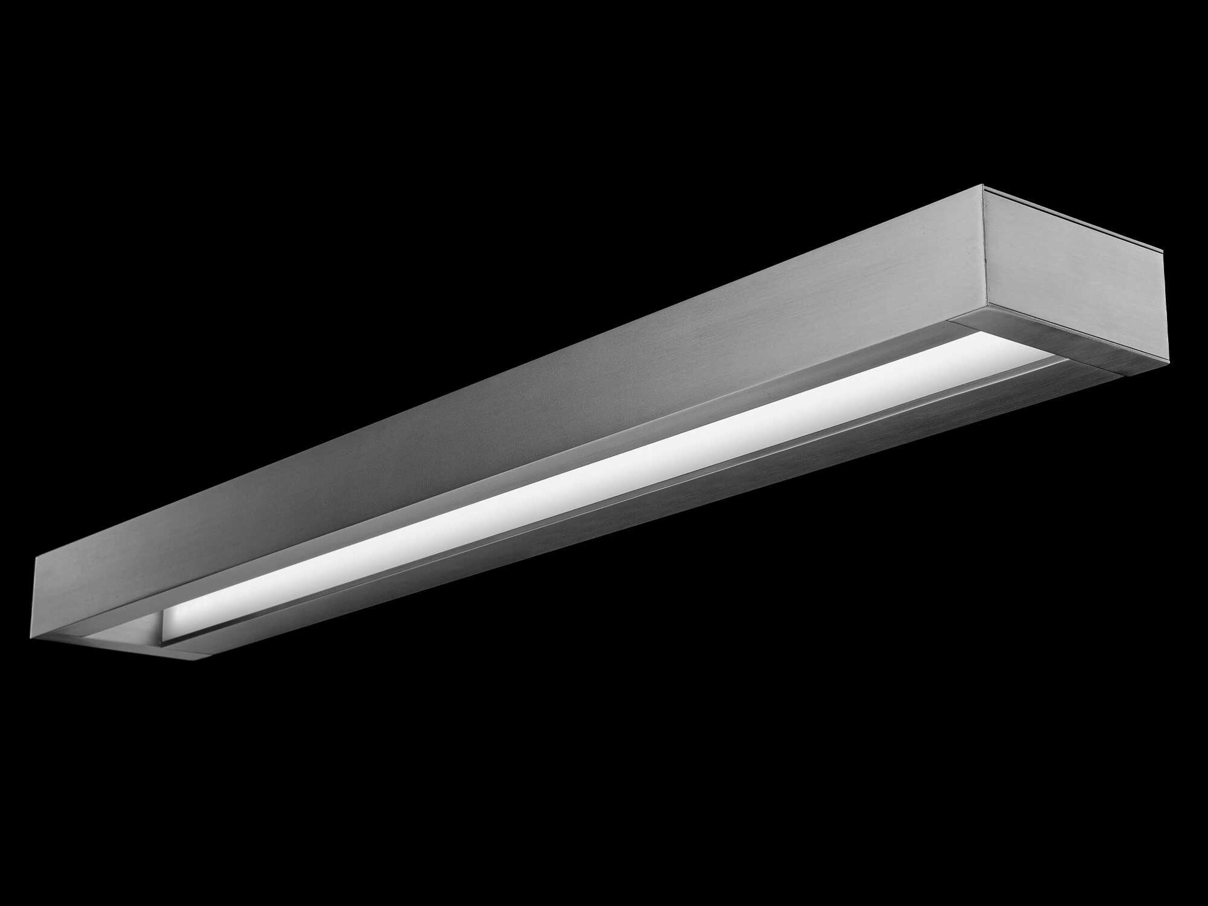 Modern Forms Open Bar 1-Light Brushed Nickel LED Vanity Light