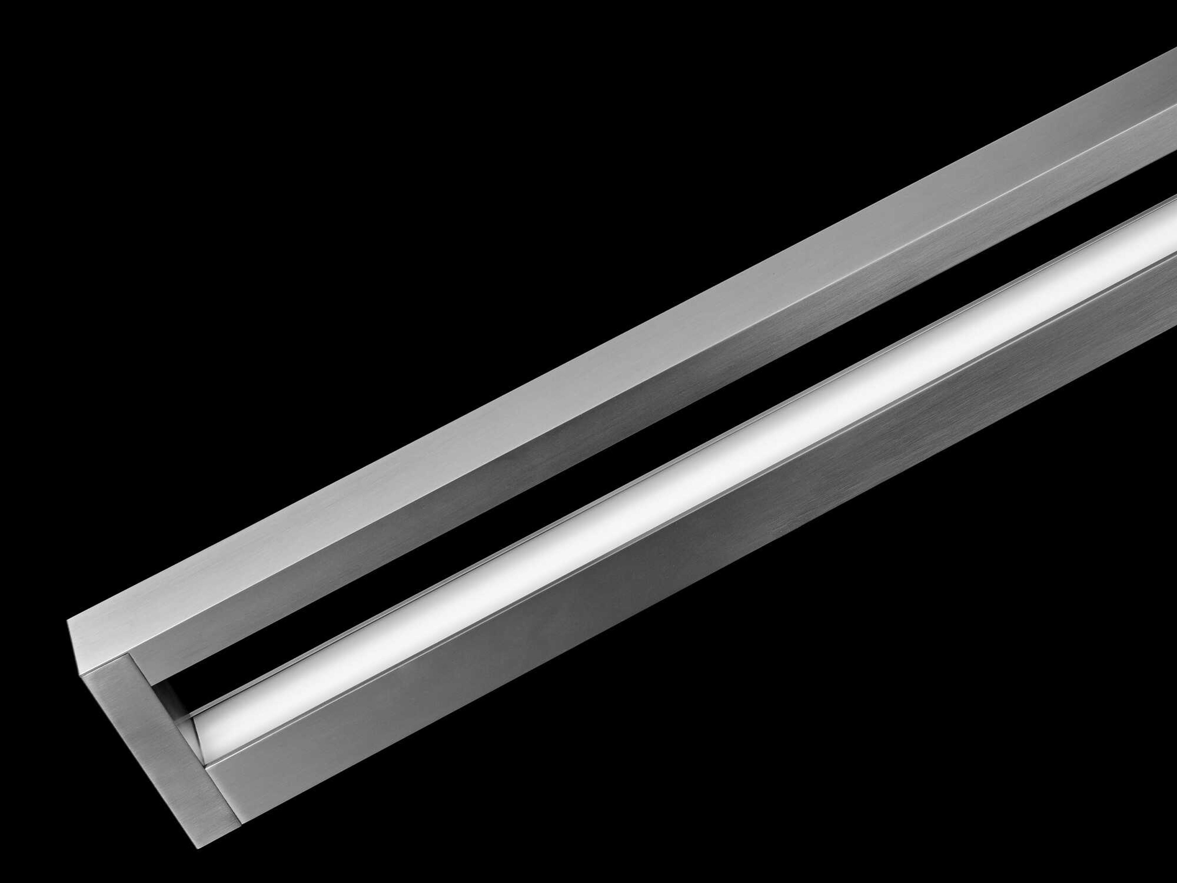 Modern Forms Open Bar 1-Light Brushed Nickel LED Vanity Light