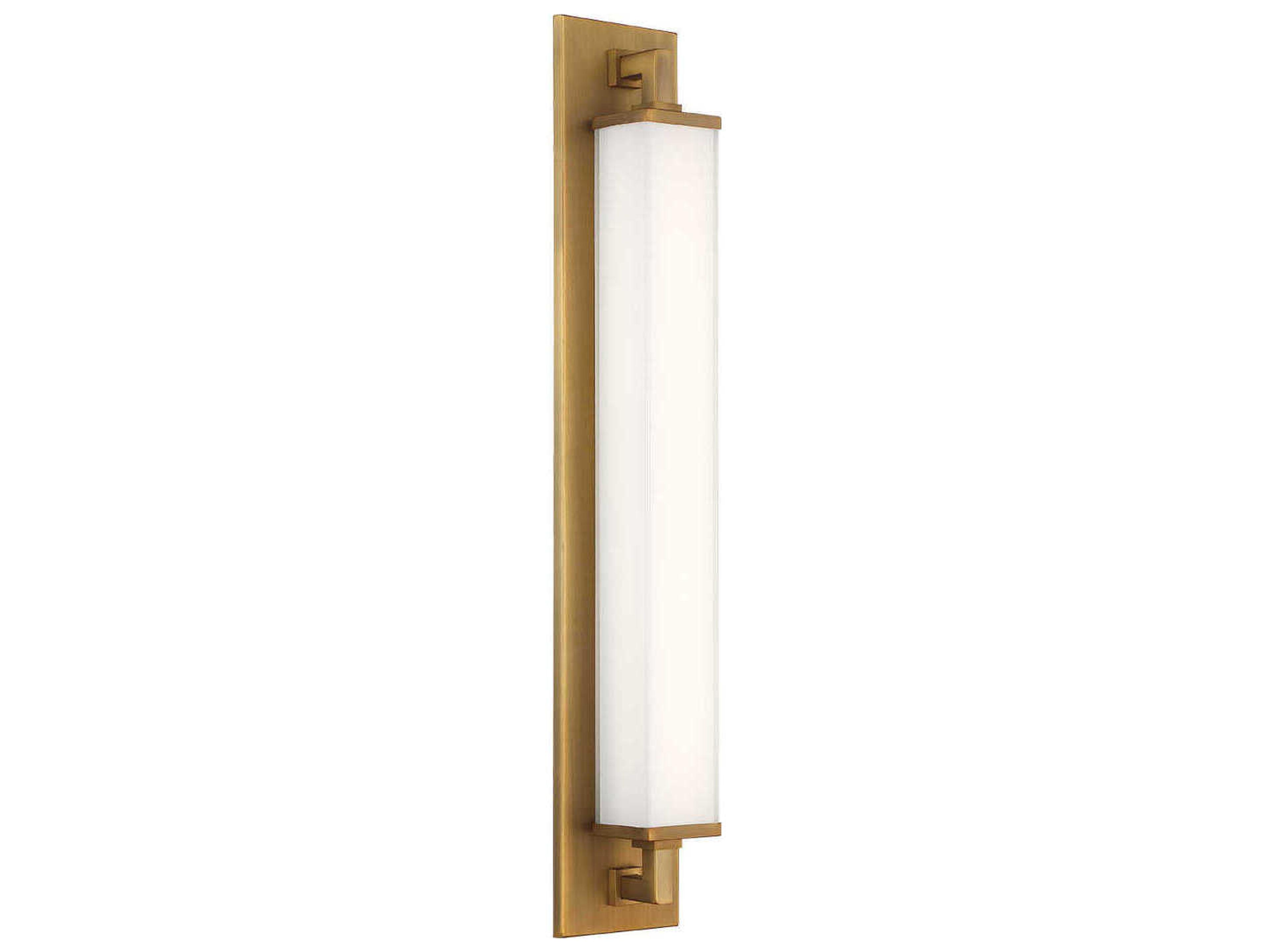 Gatsby Wall Sconce Aged Brass LED