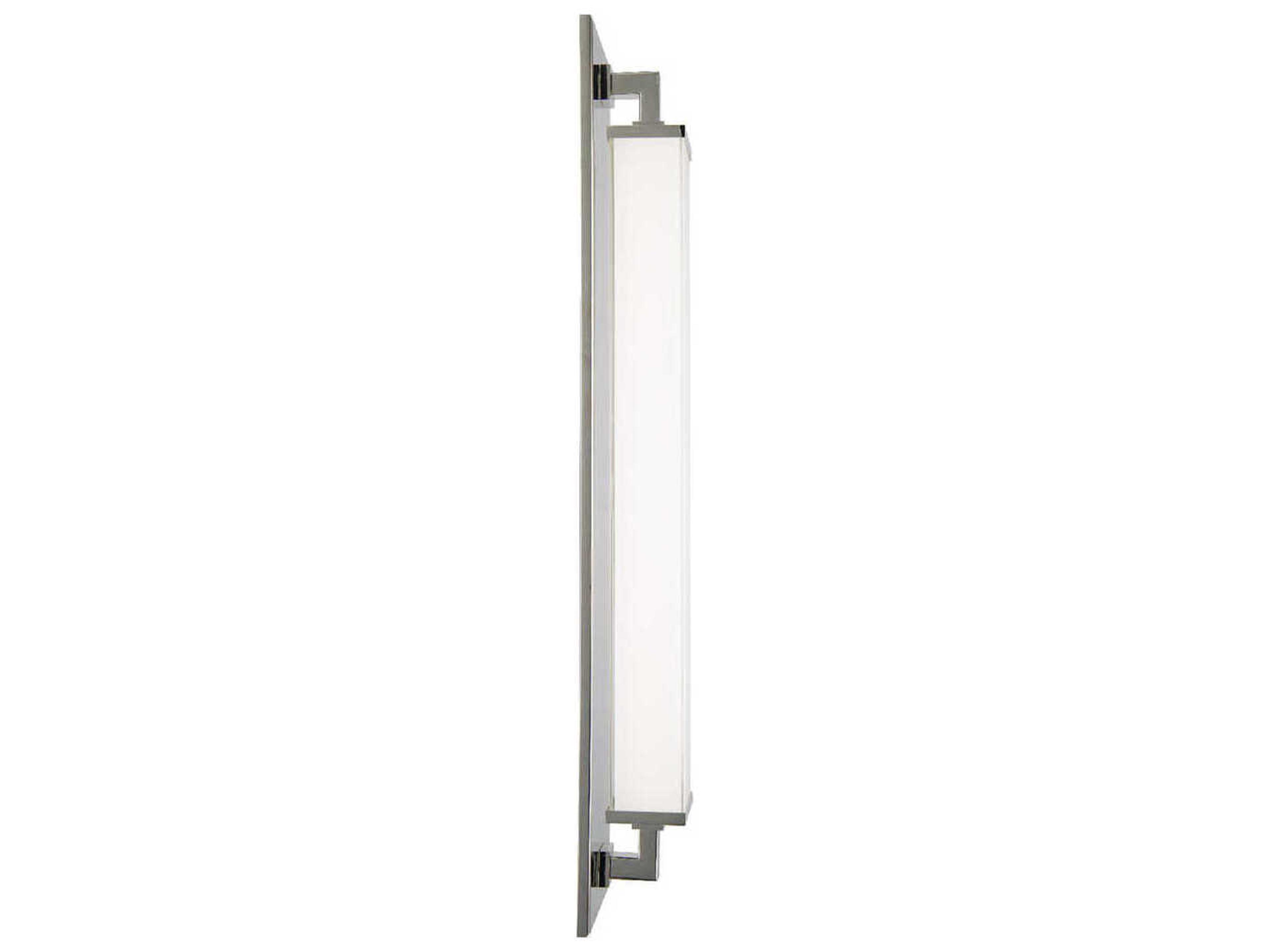 Modern Forms Gatsby 1-Light Polished Nickel Glass LED Wall Sconce