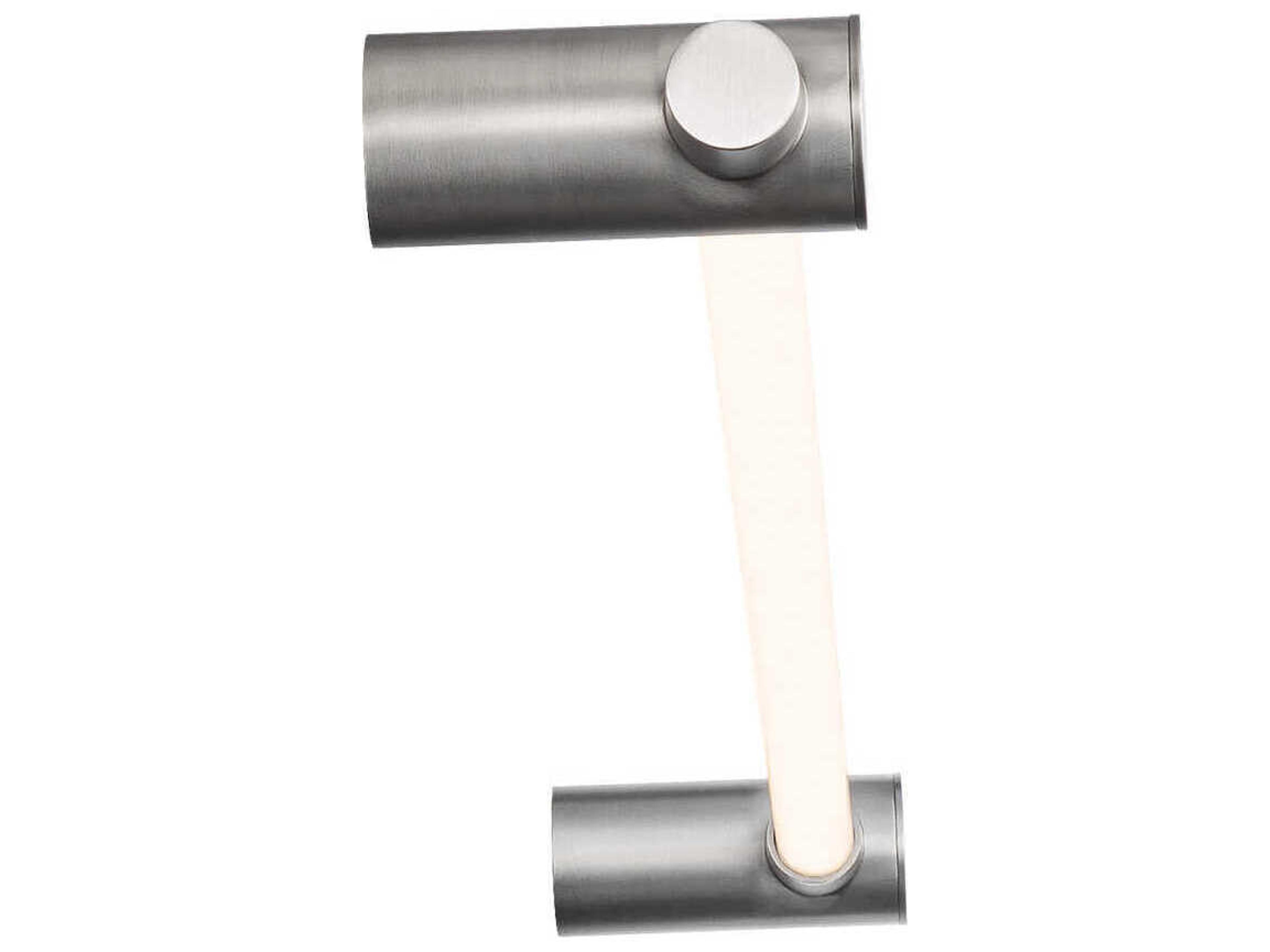 Modern Forms Cadence 1-Light Brushed Nickel LED Vanity Light